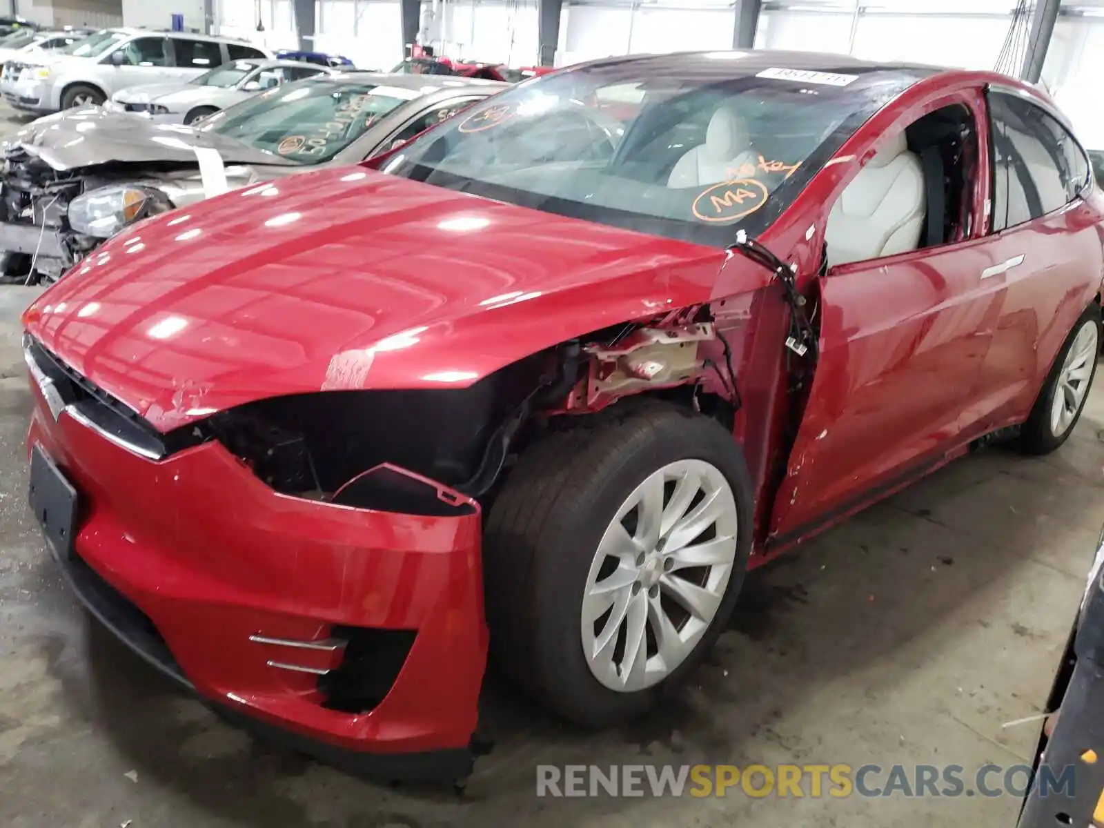 9 Photograph of a damaged car 5YJXCDE23LF306770 TESLA MODEL X 2020