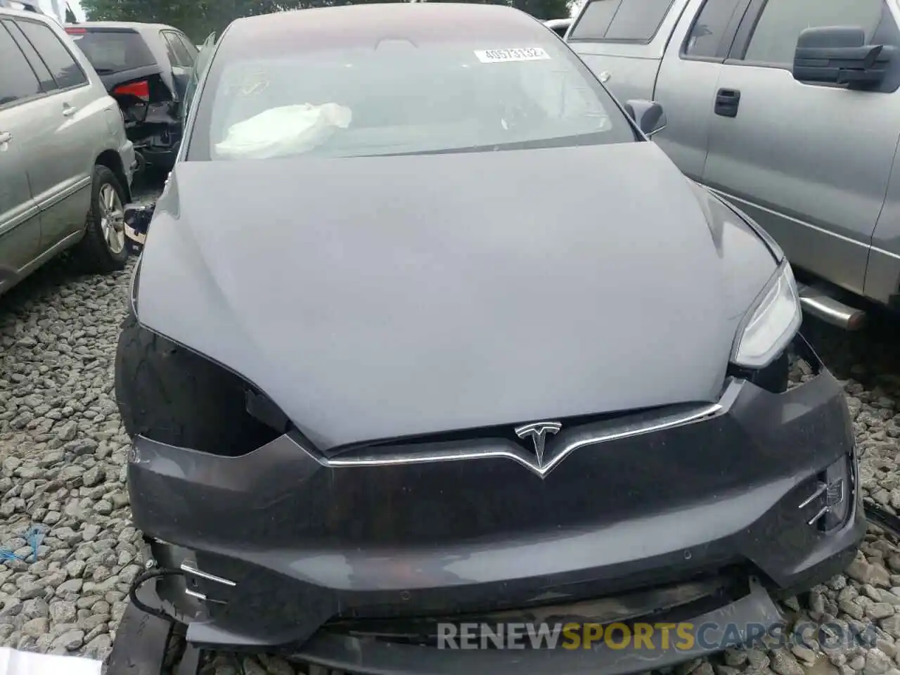 7 Фотография поврежденного автомобиля 5YJXCDE24LF228726 TESLA MODEL X 2020