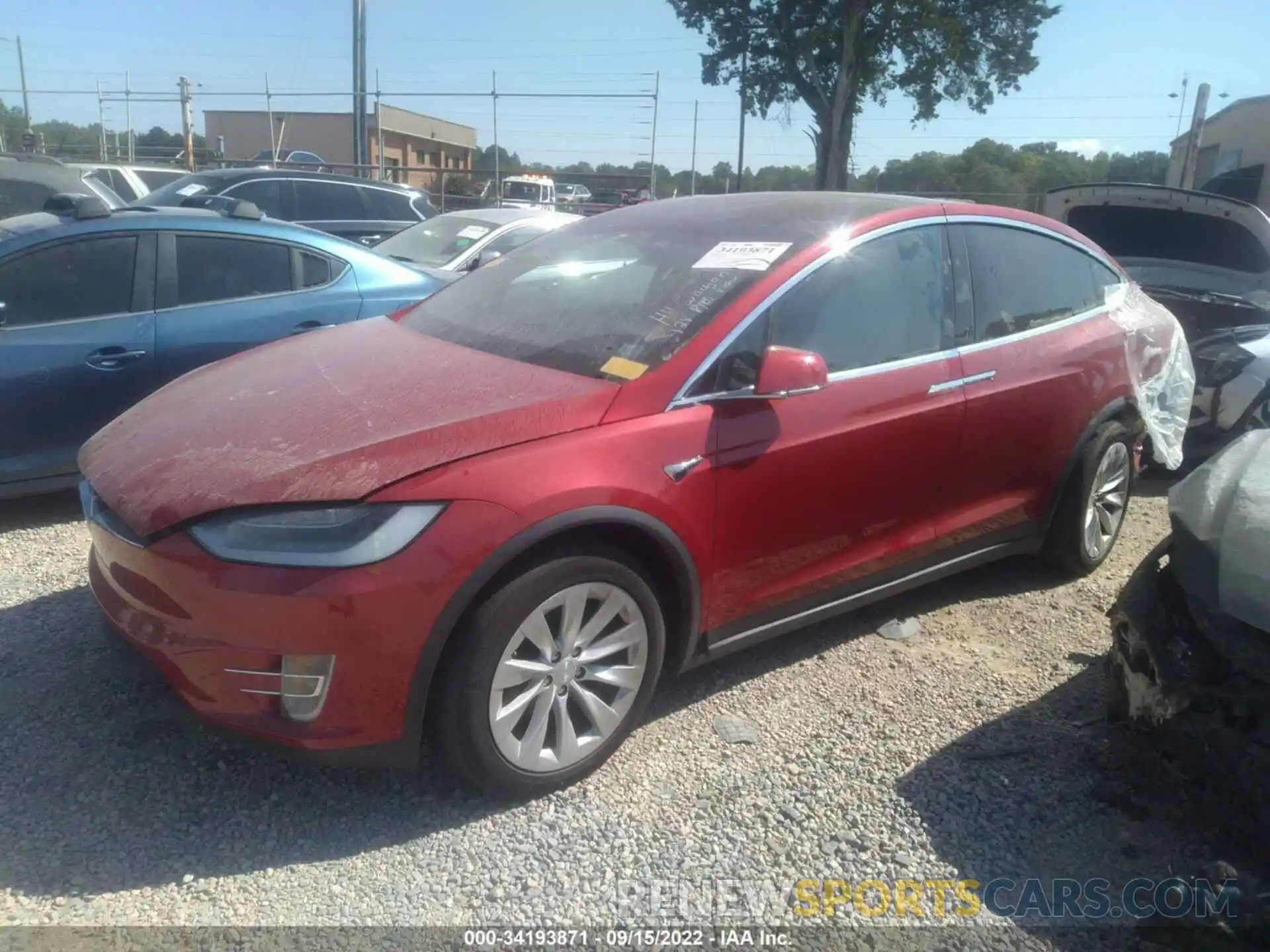 2 Фотография поврежденного автомобиля 5YJXCDE25LF239704 TESLA MODEL X 2020