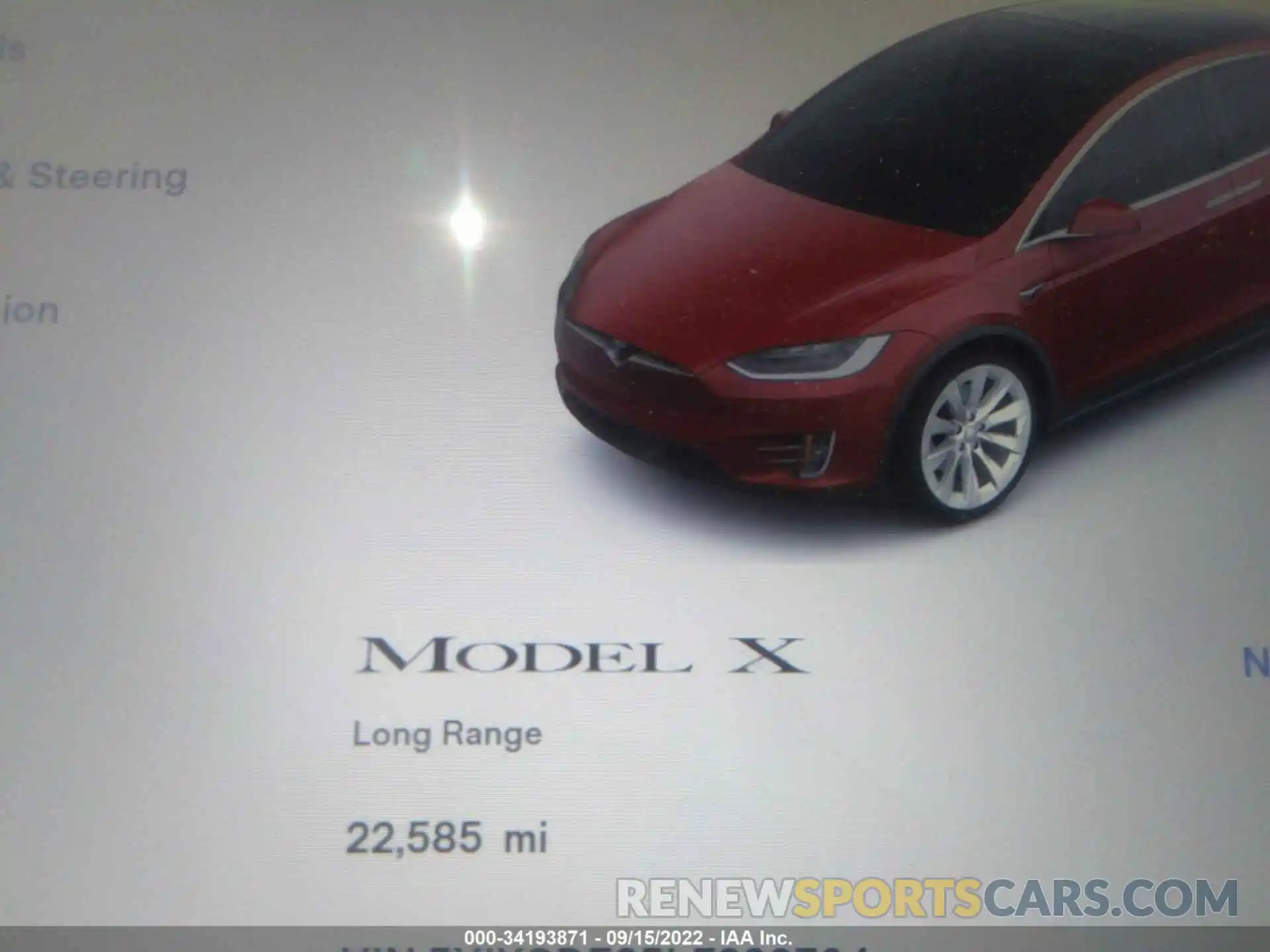 7 Фотография поврежденного автомобиля 5YJXCDE25LF239704 TESLA MODEL X 2020