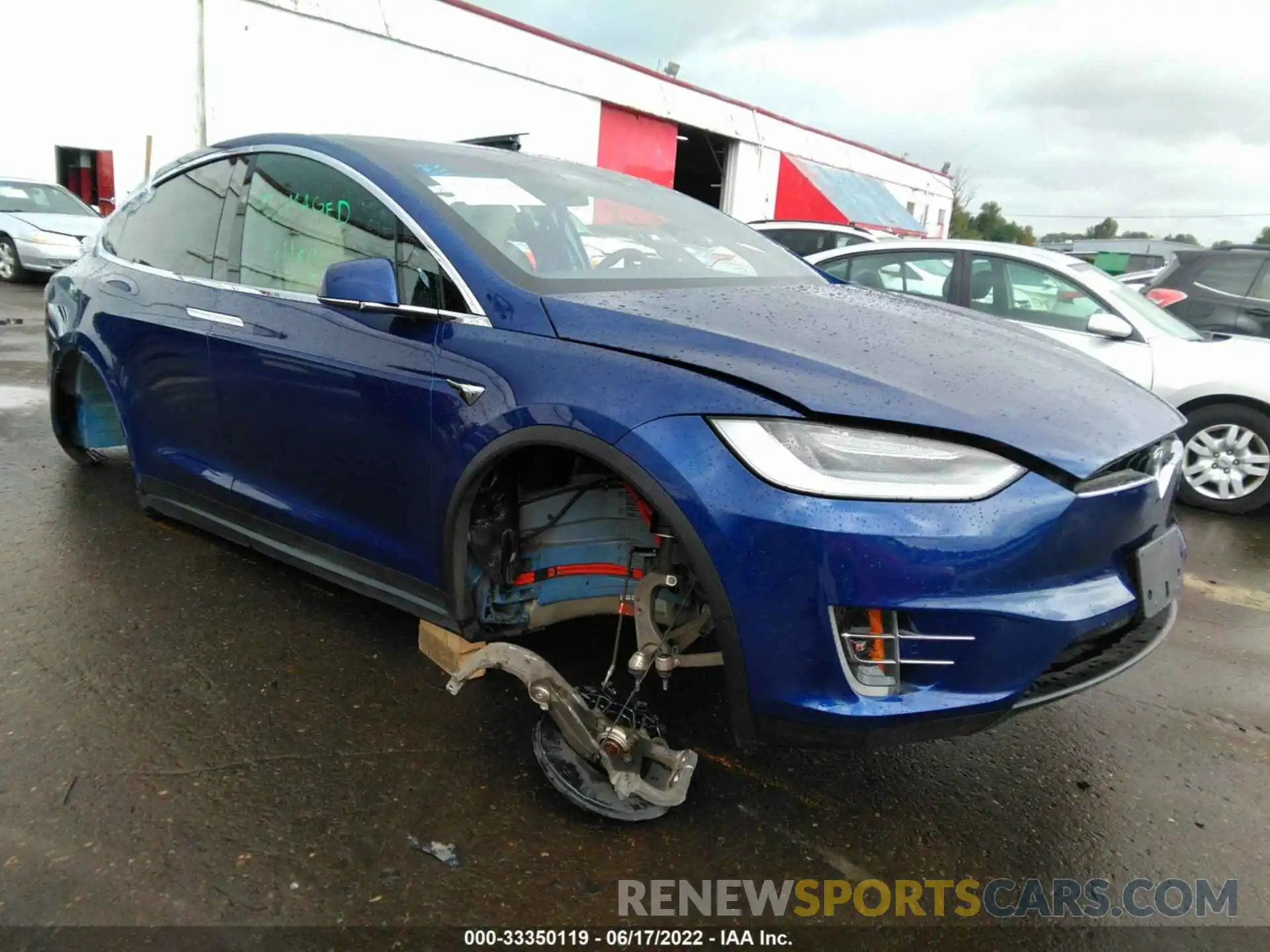 1 Photograph of a damaged car 5YJXCDE25LF260763 TESLA MODEL X 2020