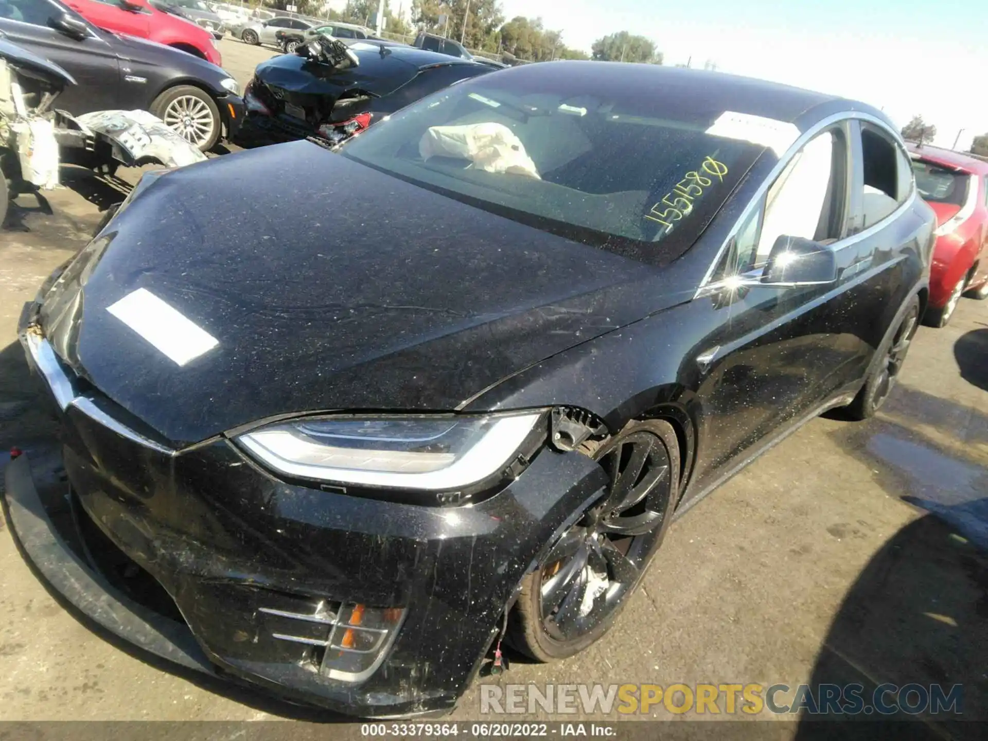 2 Photograph of a damaged car 5YJXCDE25LF260844 TESLA MODEL X 2020