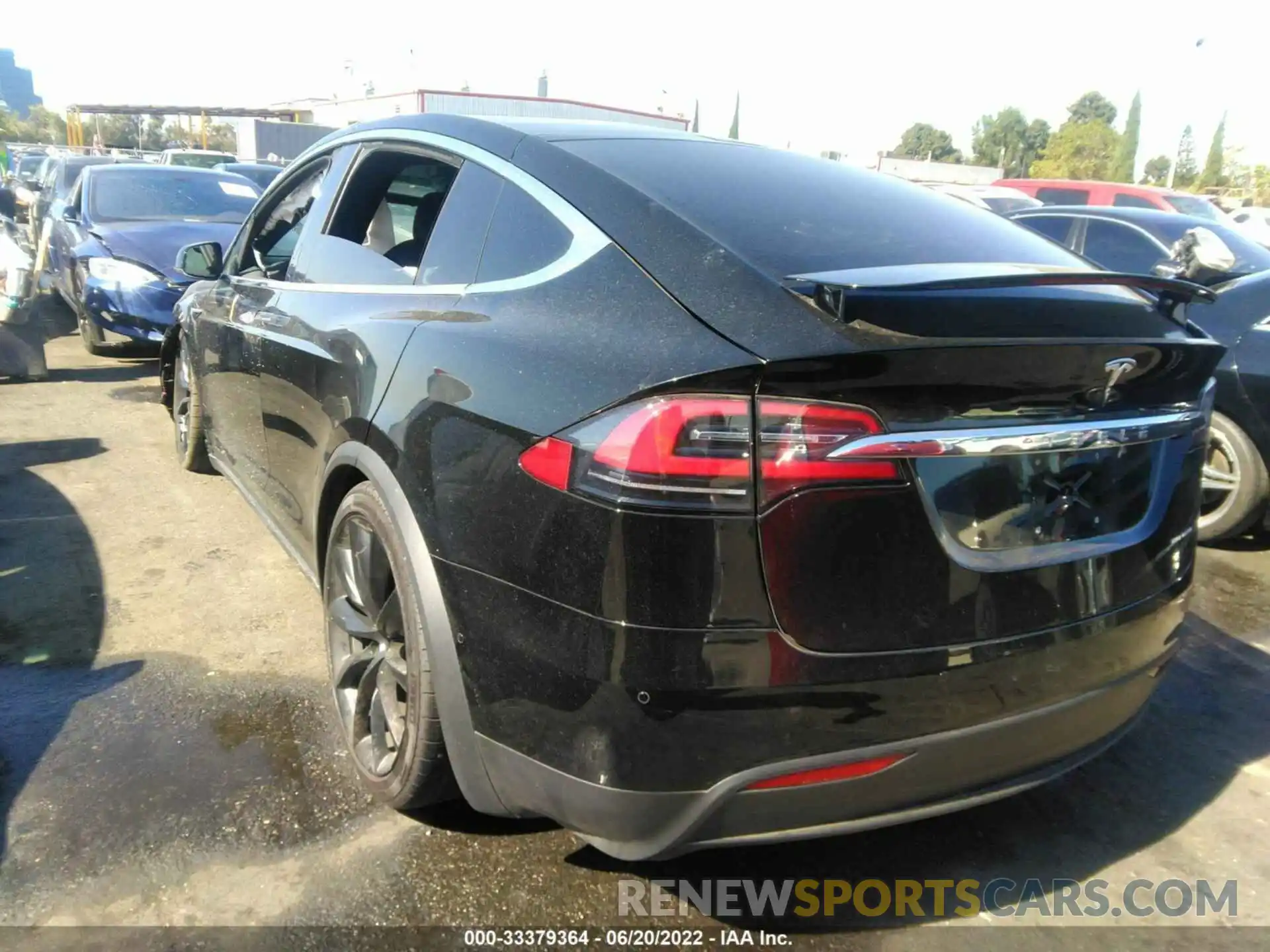 3 Фотография поврежденного автомобиля 5YJXCDE25LF260844 TESLA MODEL X 2020