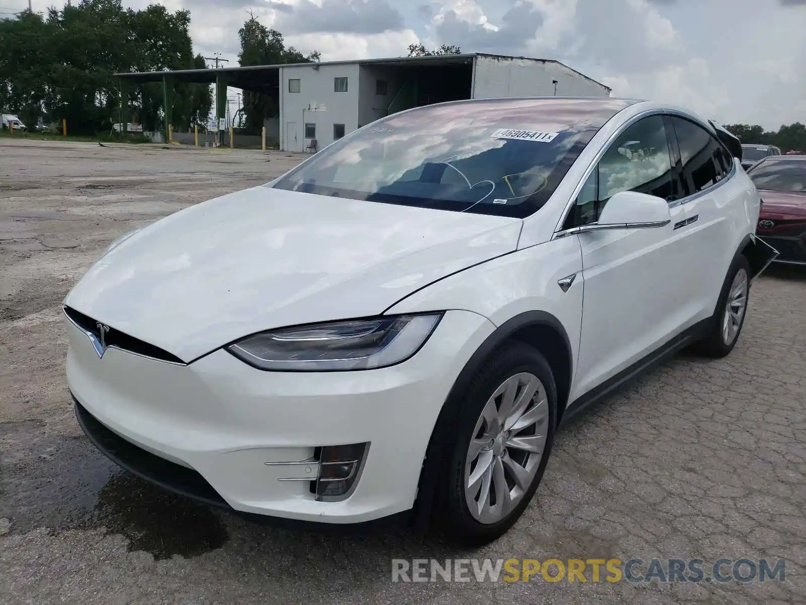 2 Photograph of a damaged car 5YJXCDE25LF301649 TESLA MODEL X 2020