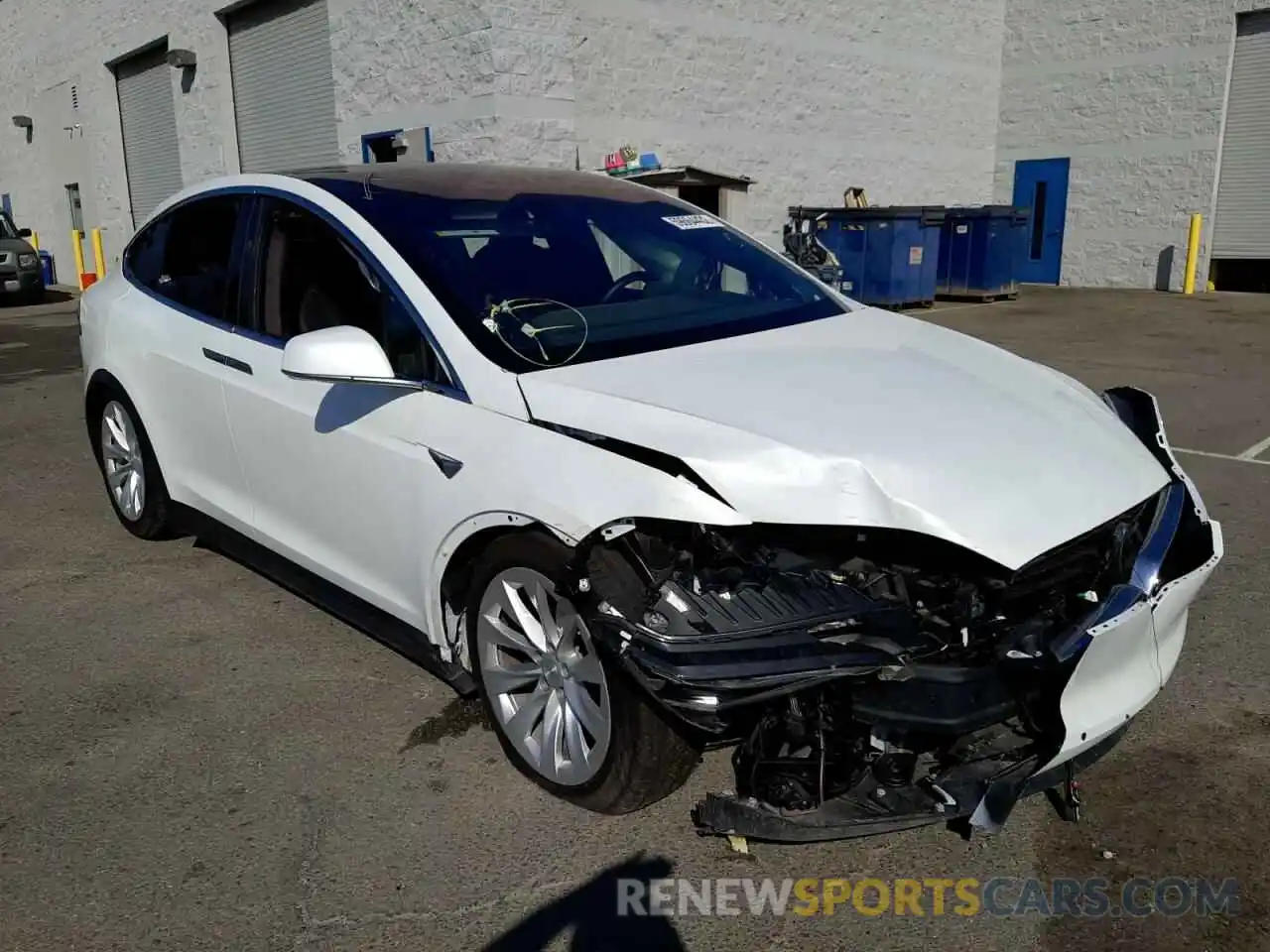 1 Photograph of a damaged car 5YJXCDE26LF238089 TESLA MODEL X 2020