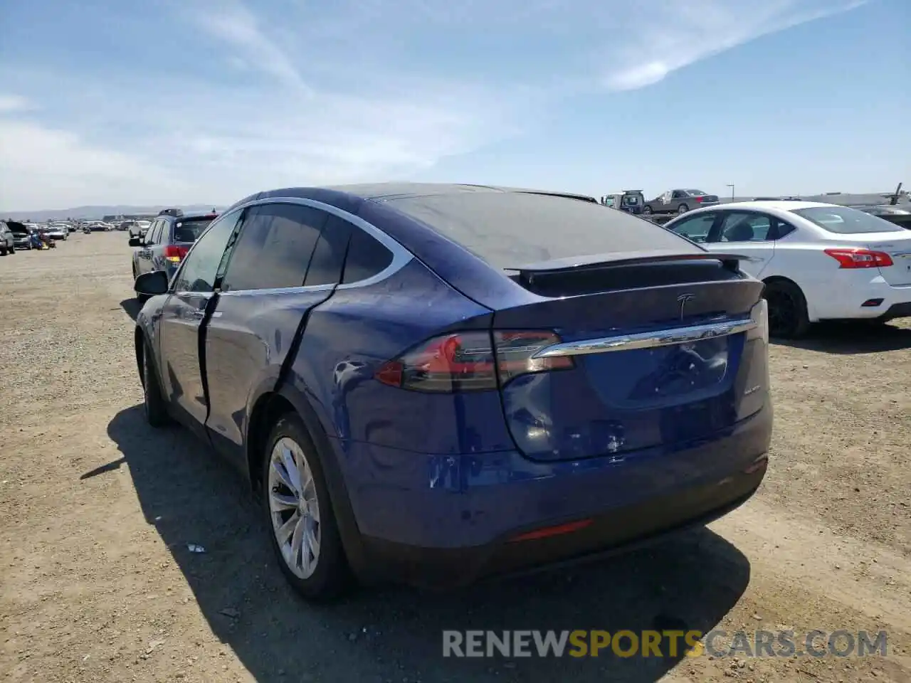 3 Photograph of a damaged car 5YJXCDE26LF261288 TESLA MODEL X 2020