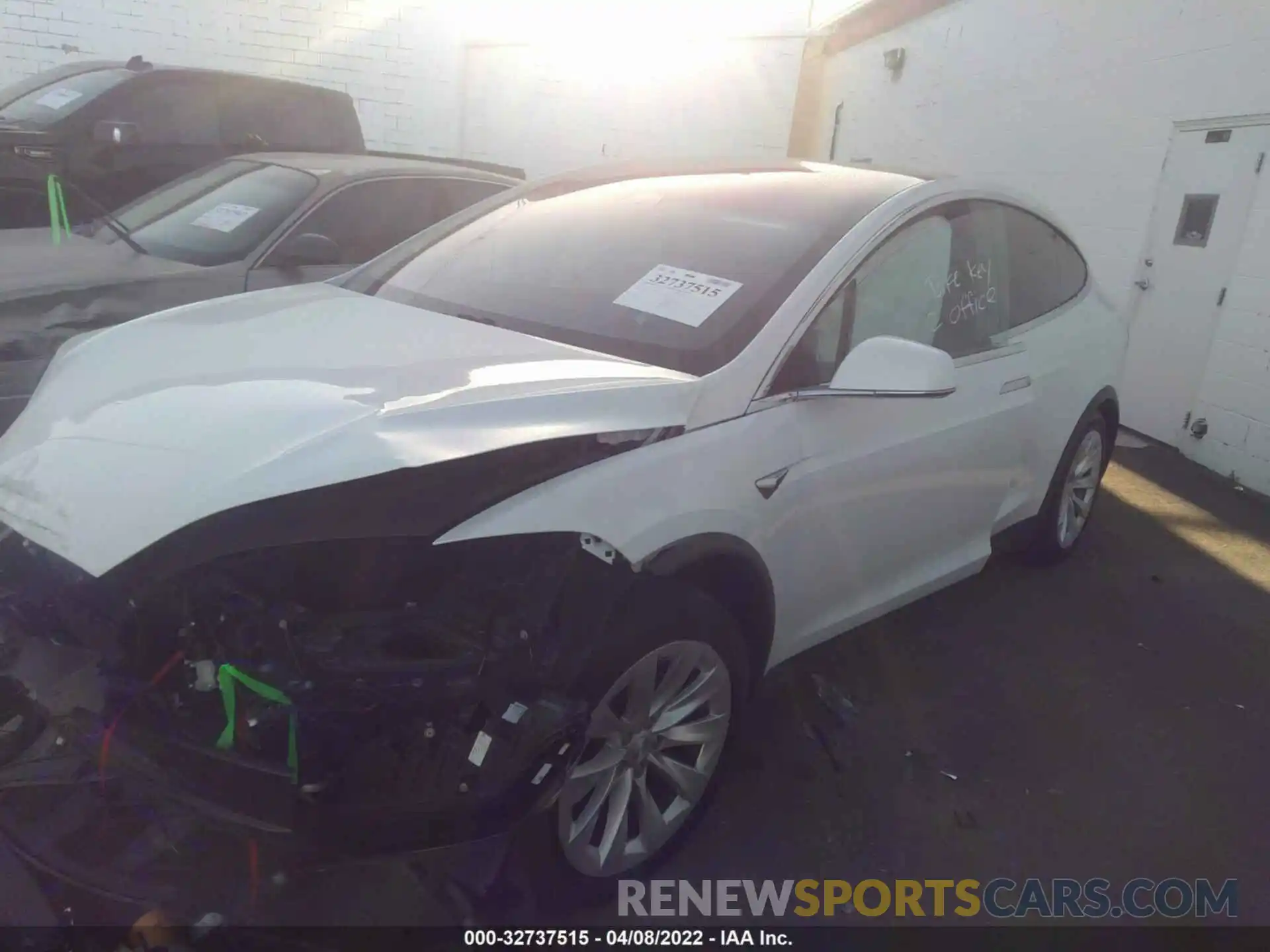 2 Photograph of a damaged car 5YJXCDE26LF280956 TESLA MODEL X 2020