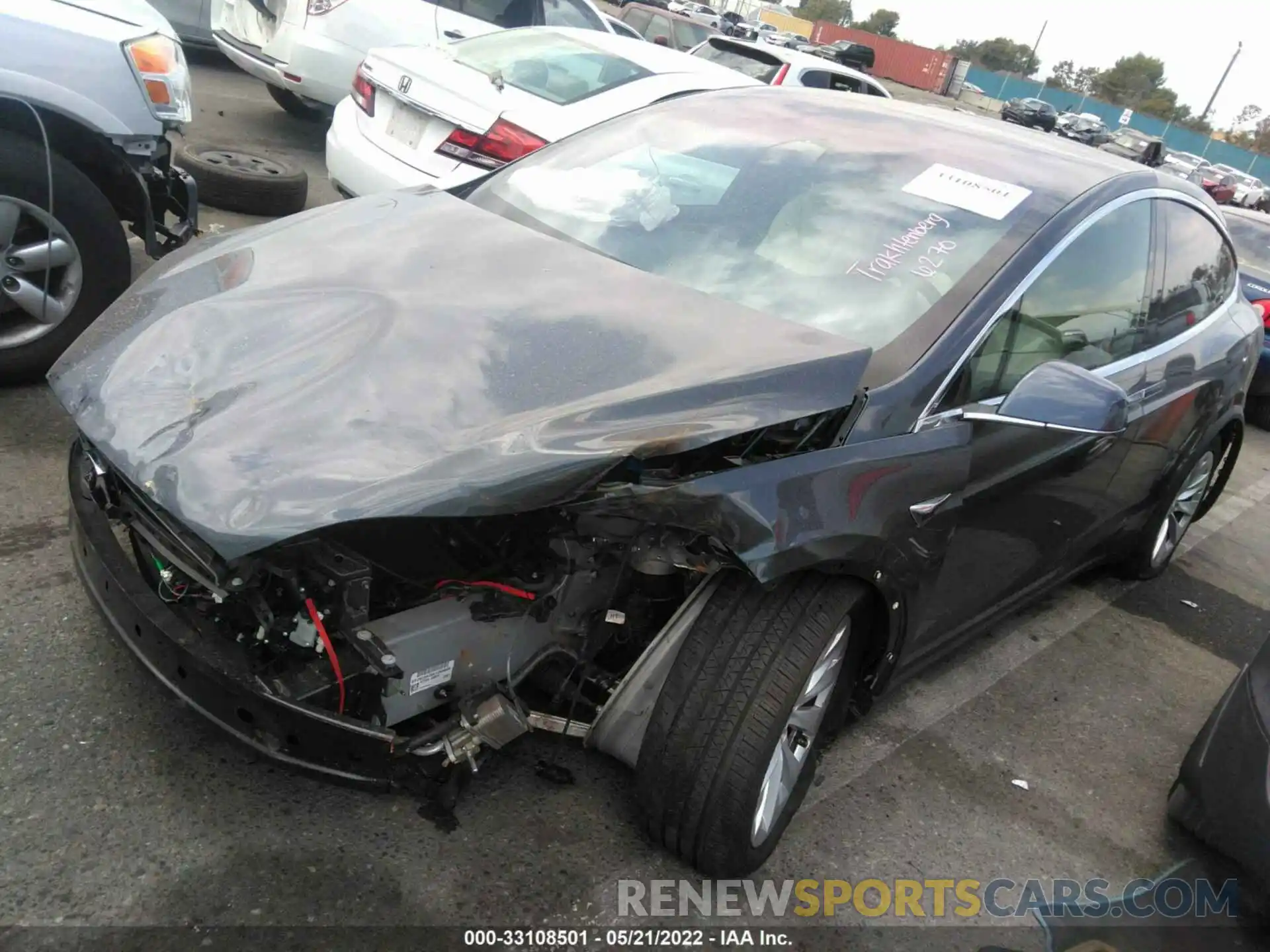 2 Photograph of a damaged car 5YJXCDE26LF284845 TESLA MODEL X 2020