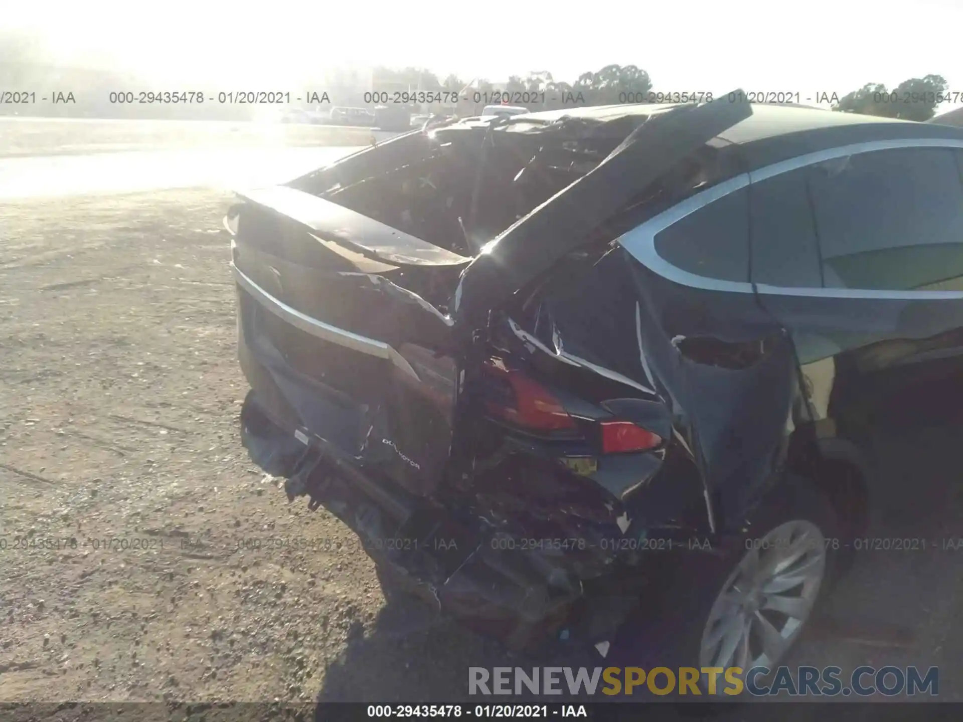 6 Photograph of a damaged car 5YJXCDE27LF285566 TESLA MODEL X 2020