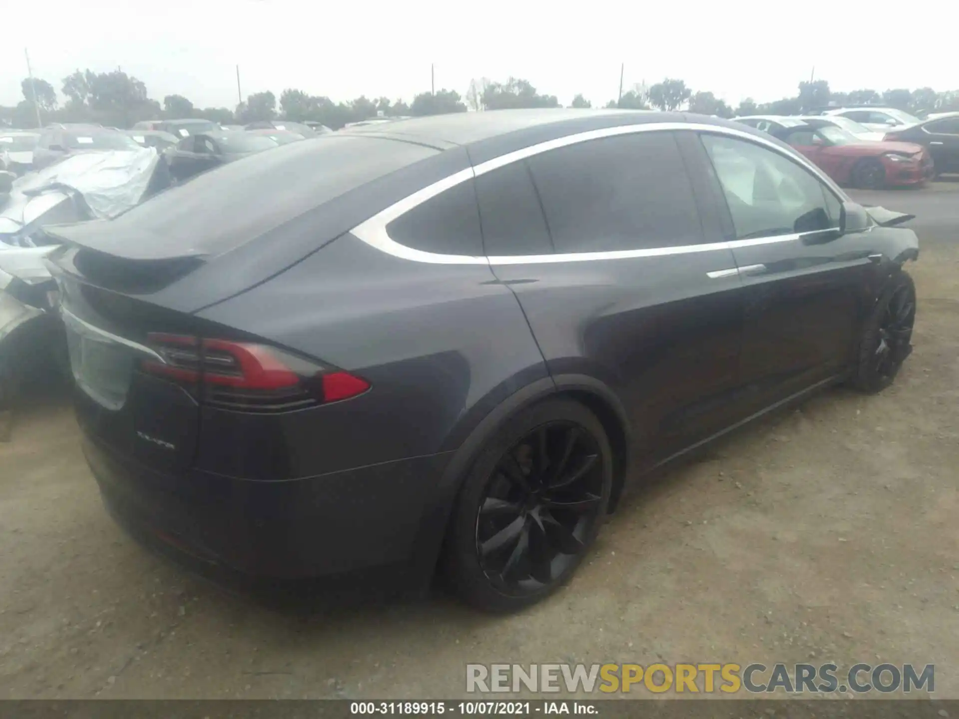 4 Фотография поврежденного автомобиля 5YJXCDE28LF238840 TESLA MODEL X 2020