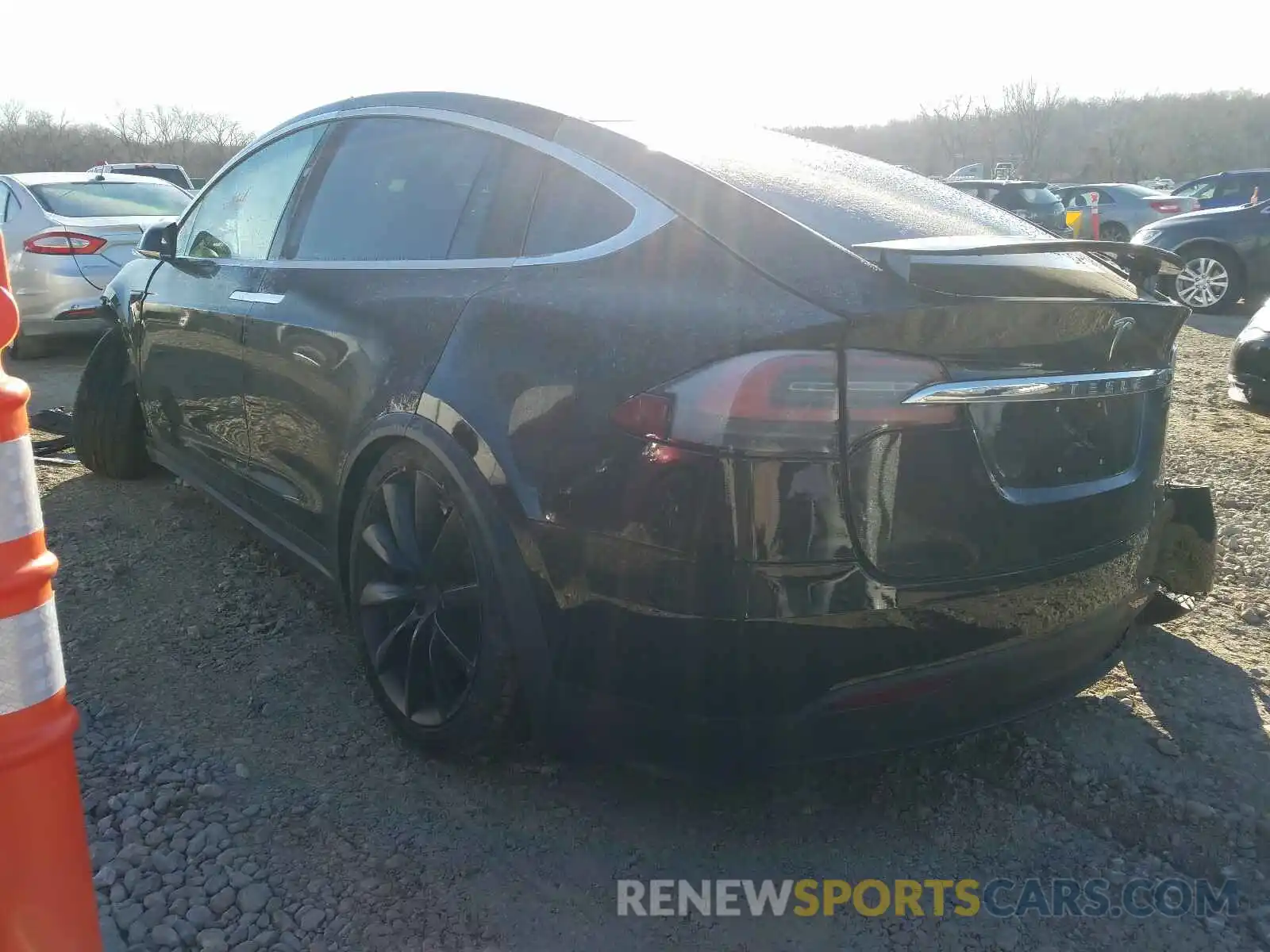 3 Photograph of a damaged car 5YJXCDE29LF228768 TESLA MODEL X 2020