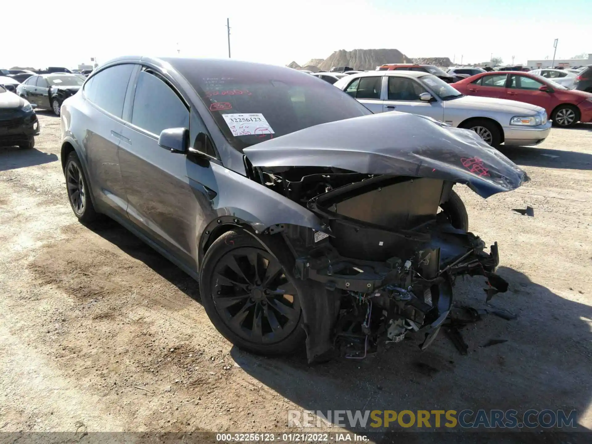 1 Photograph of a damaged car 5YJXCDE29LF249247 TESLA MODEL X 2020