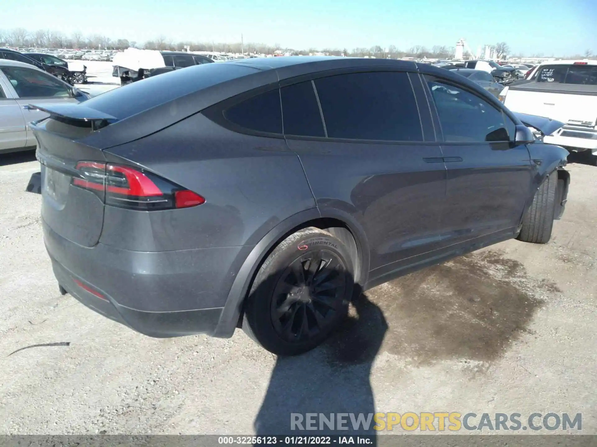 4 Фотография поврежденного автомобиля 5YJXCDE29LF249247 TESLA MODEL X 2020