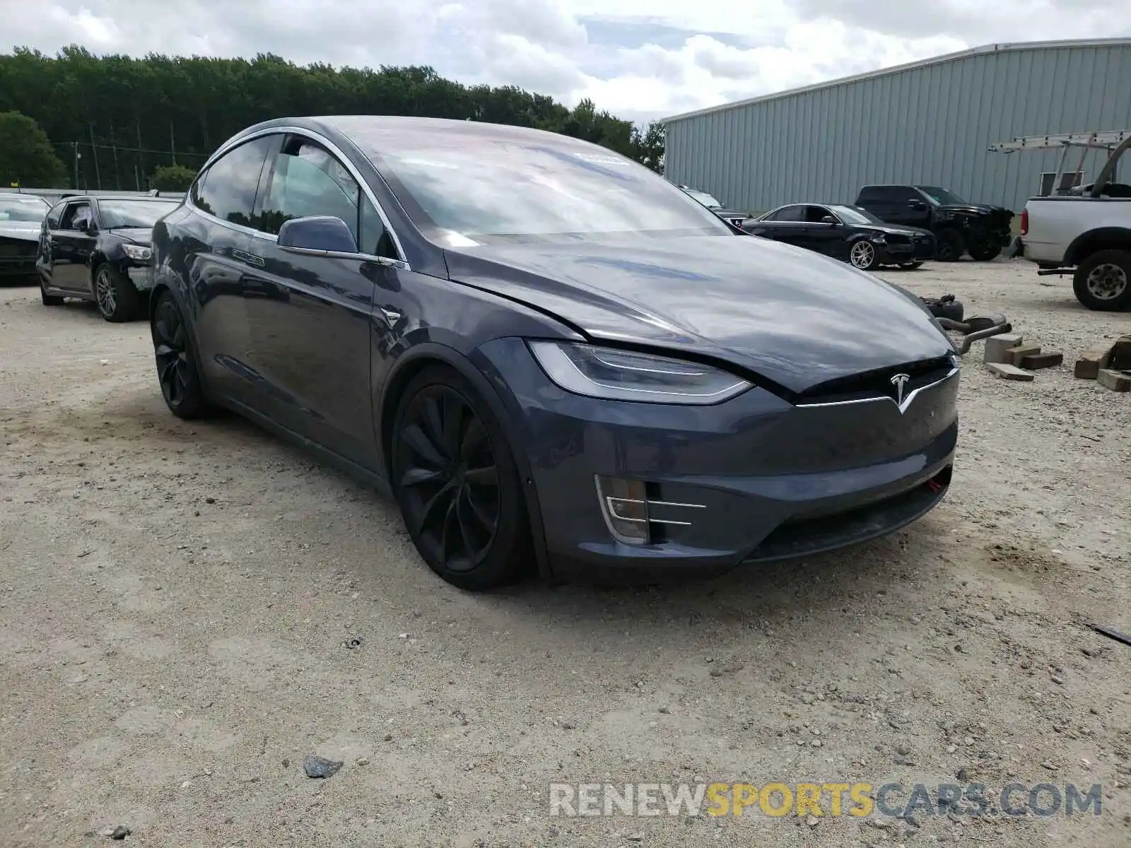 1 Photograph of a damaged car 5YJXCDE2XLF226026 TESLA MODEL X 2020