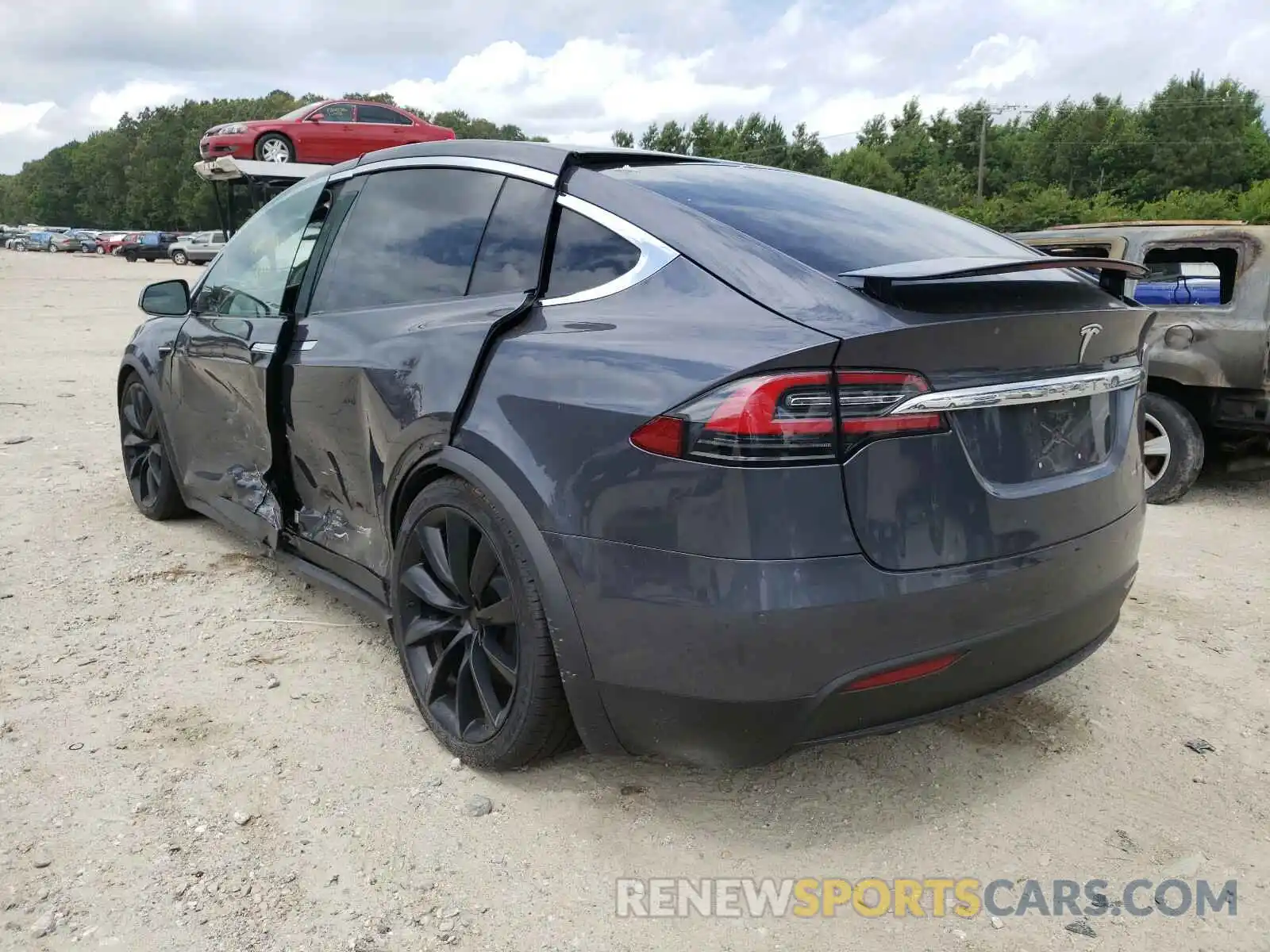 3 Photograph of a damaged car 5YJXCDE2XLF226026 TESLA MODEL X 2020