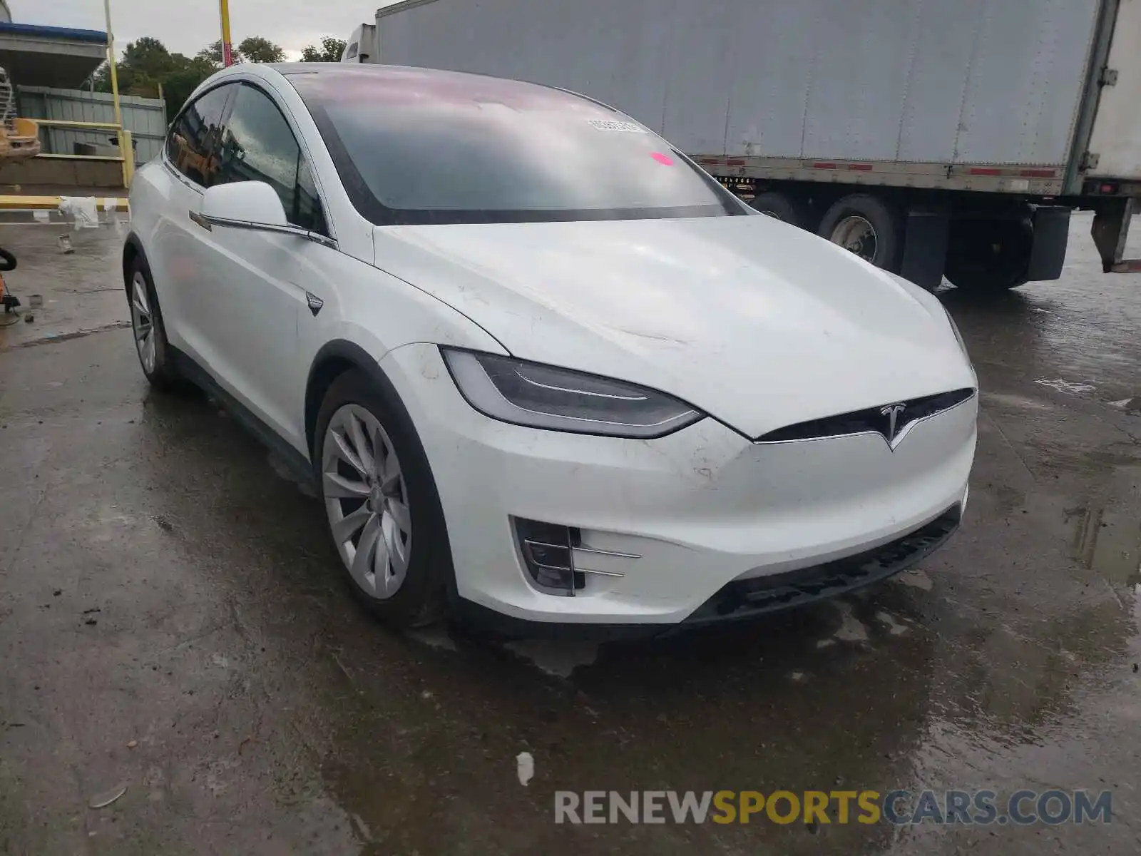 1 Photograph of a damaged car 5YJXCDE2XLF229136 TESLA MODEL X 2020