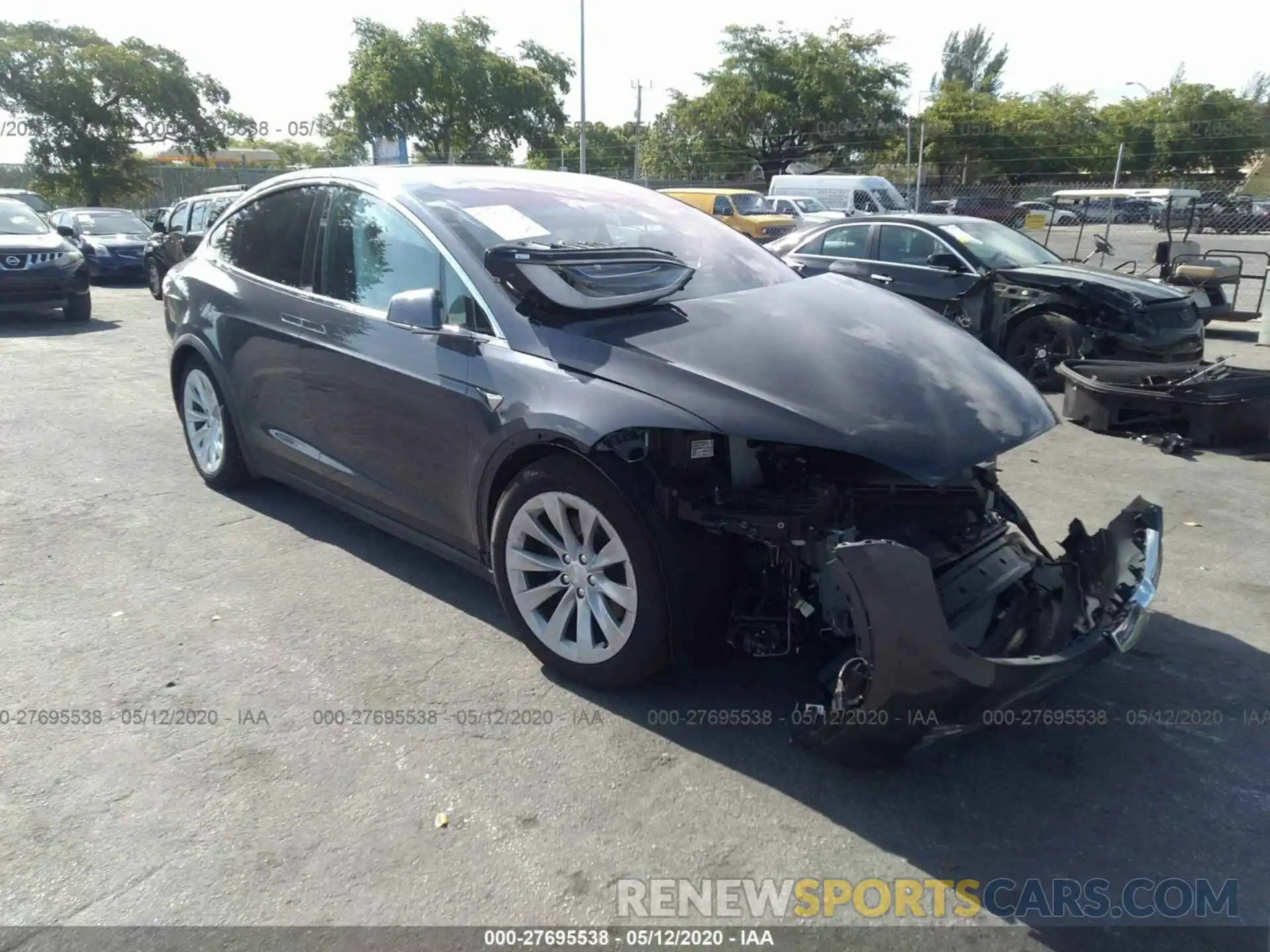 1 Photograph of a damaged car 5YJXCDE2XLF248804 TESLA MODEL X 2020