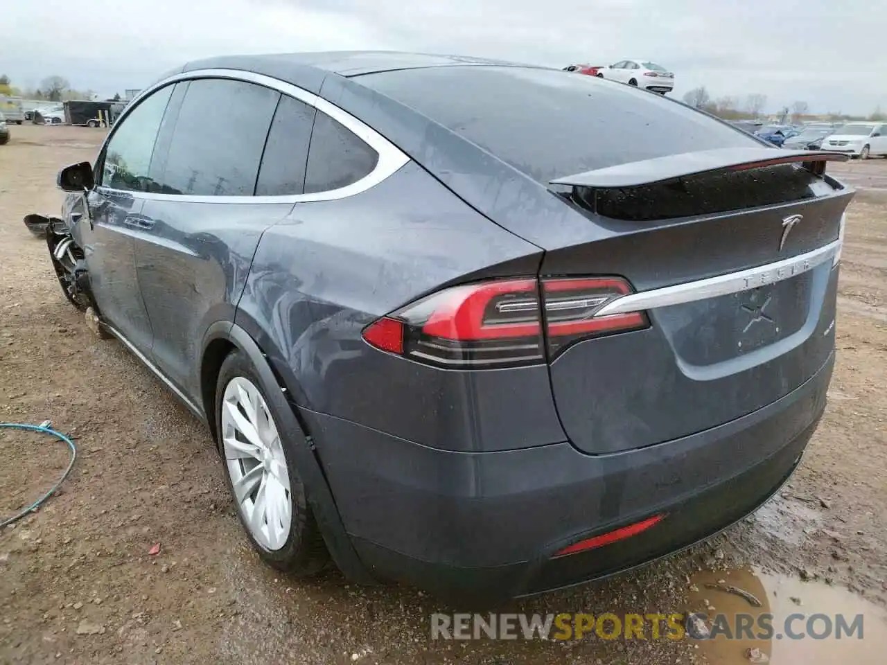 3 Фотография поврежденного автомобиля 5YJXCDE2XLF263061 TESLA MODEL X 2020