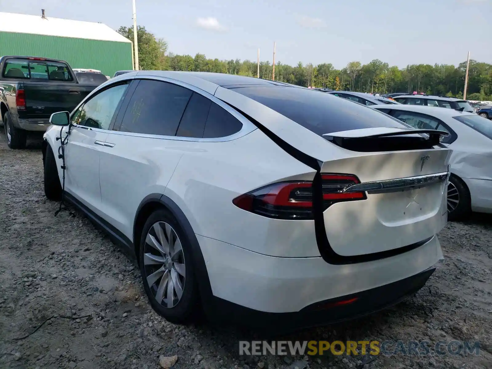 3 Фотография поврежденного автомобиля 5YJXCDE2XLF263903 TESLA MODEL X 2020