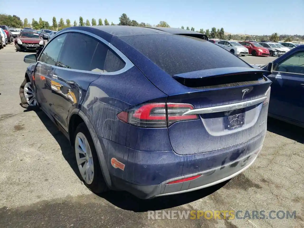 3 Фотография поврежденного автомобиля 5YJXCDE2XLF280085 TESLA MODEL X 2020