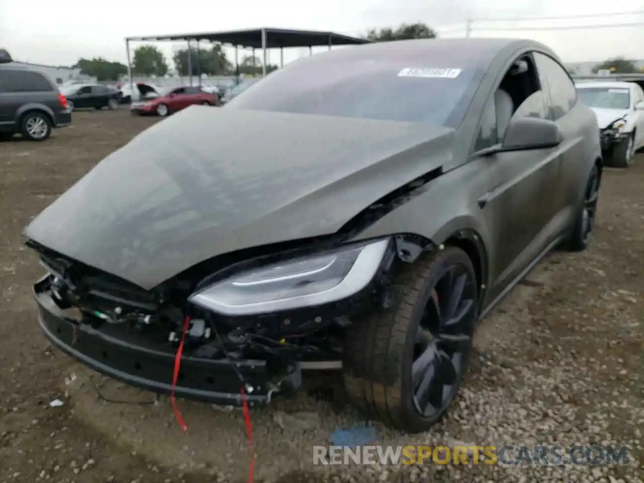 2 Фотография поврежденного автомобиля 5YJXCDE42LF286030 TESLA MODEL X 2020