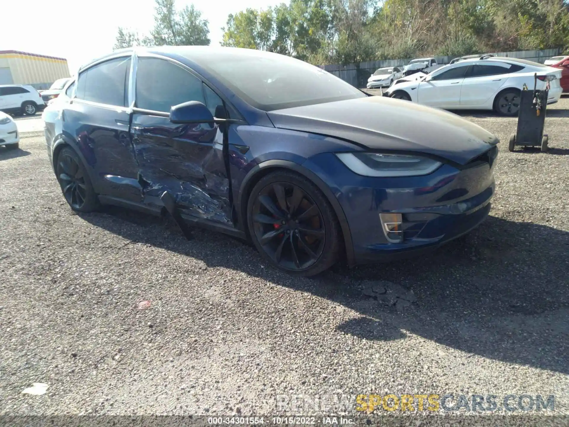 1 Фотография поврежденного автомобиля 5YJXCDE43LF284156 TESLA MODEL X 2020