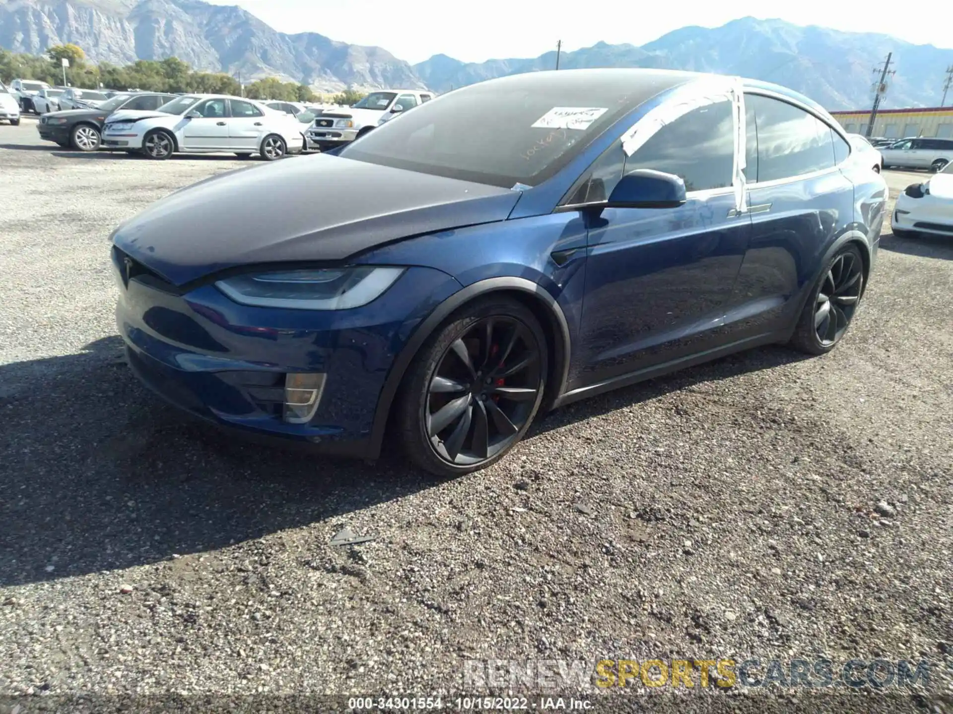 2 Фотография поврежденного автомобиля 5YJXCDE43LF284156 TESLA MODEL X 2020