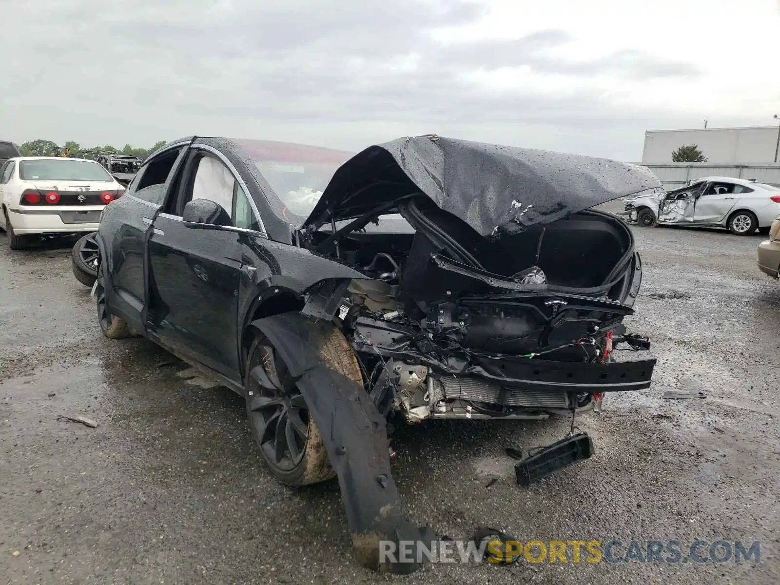 1 Photograph of a damaged car 5YJXCDE45LF282215 TESLA MODEL X 2020