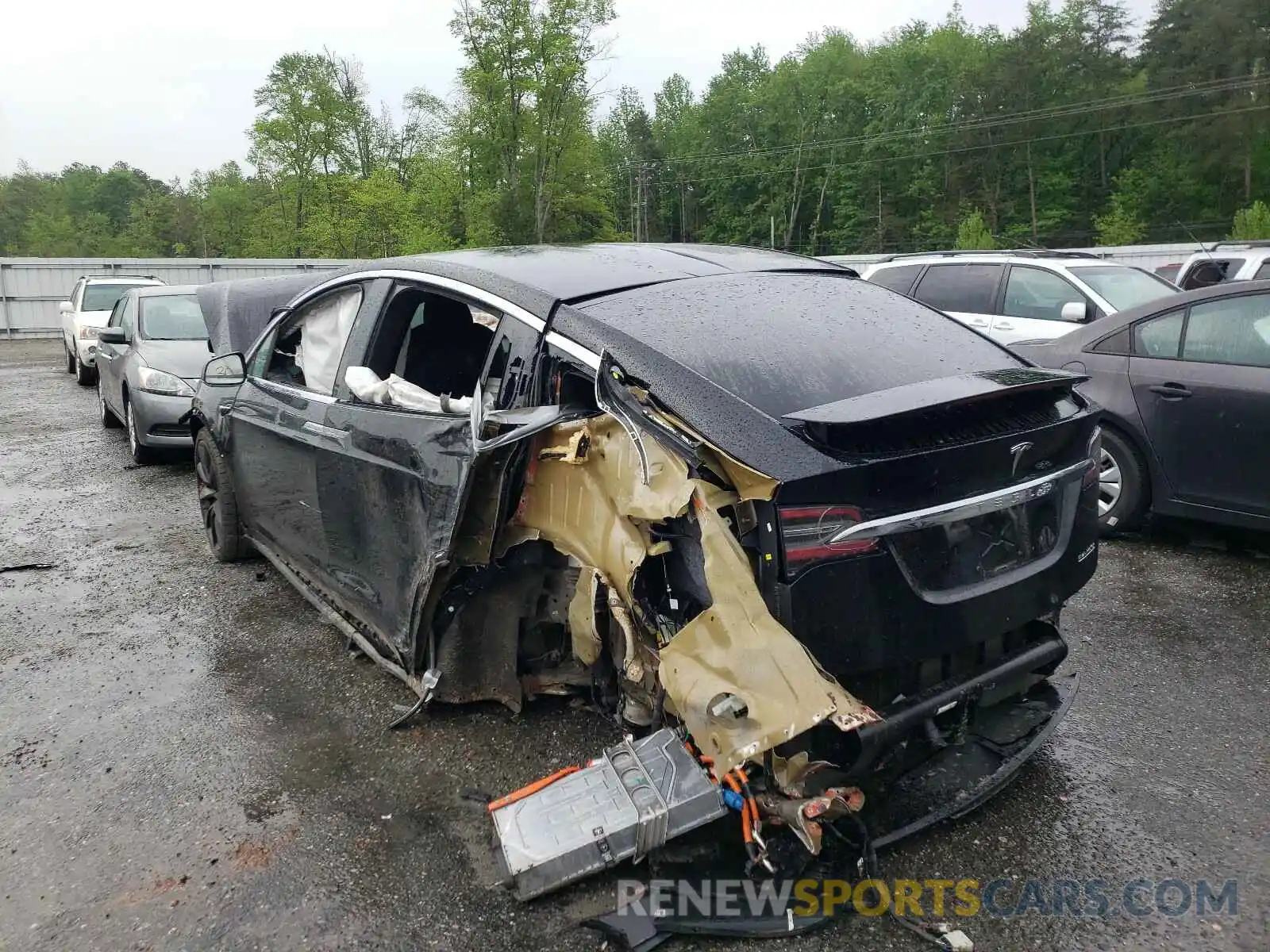 3 Photograph of a damaged car 5YJXCDE45LF282215 TESLA MODEL X 2020