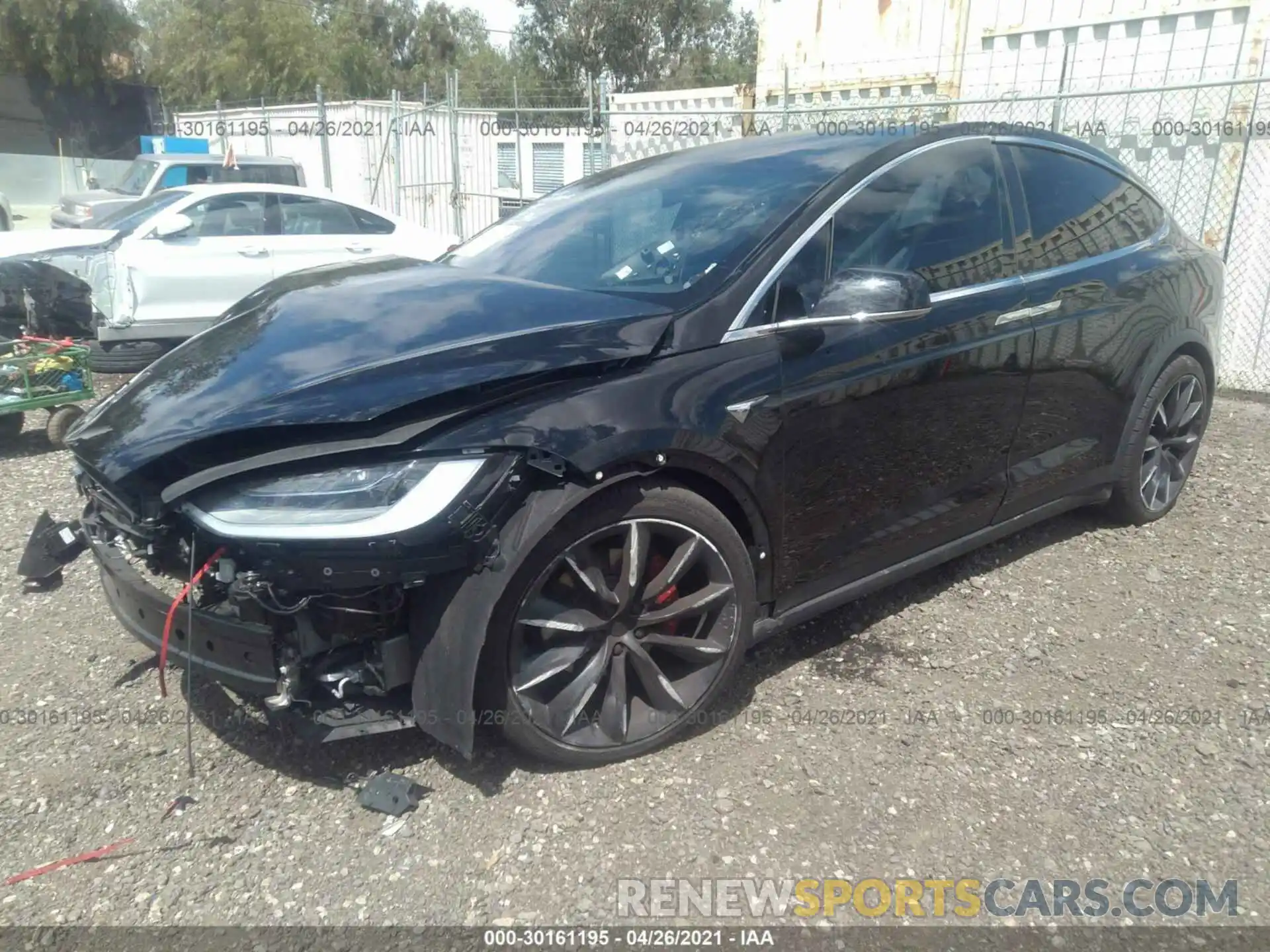 2 Photograph of a damaged car 5YJXCDE49LF269337 TESLA MODEL X 2020