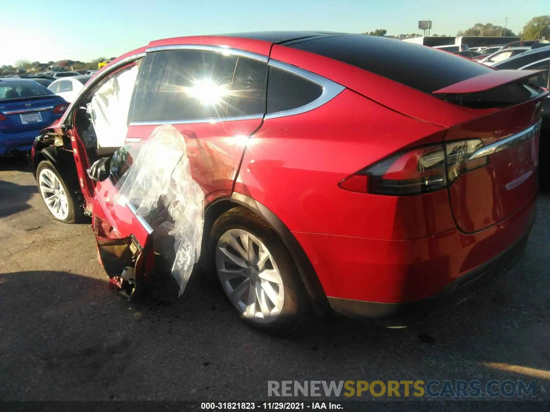 3 Photograph of a damaged car 5YJXCAE20MF312946 TESLA MODEL X 2021