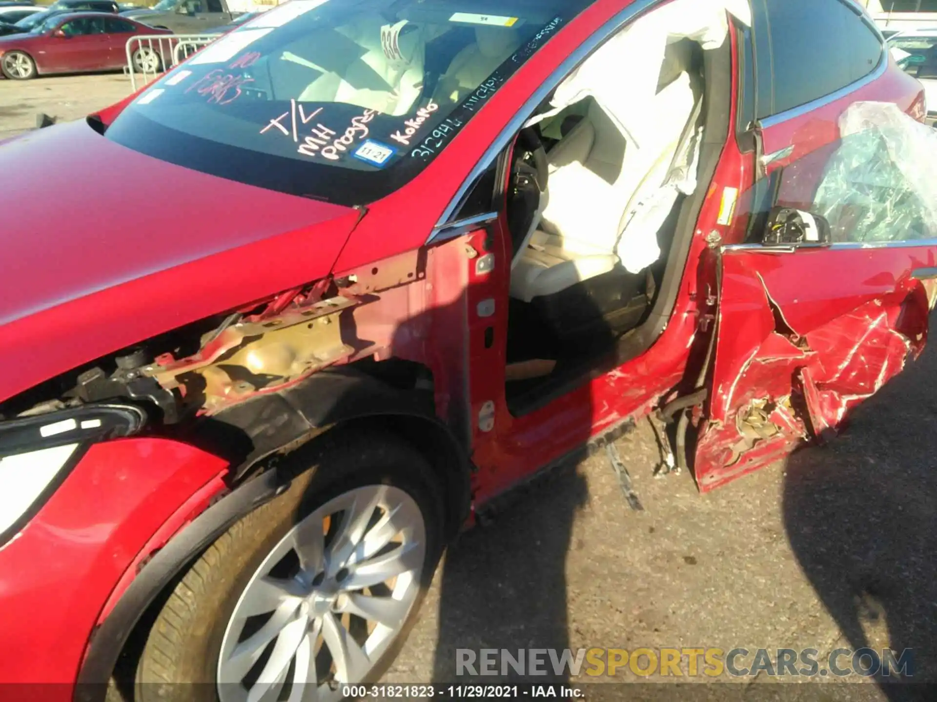 6 Photograph of a damaged car 5YJXCAE20MF312946 TESLA MODEL X 2021