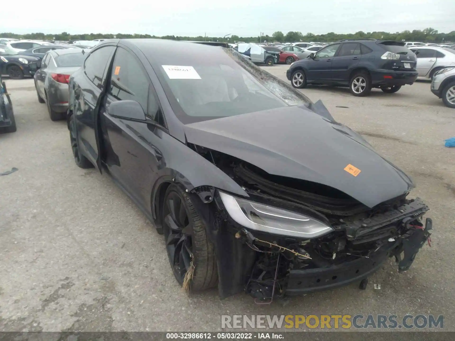 1 Photograph of a damaged car 5YJXCAE20MF323252 TESLA MODEL X 2021