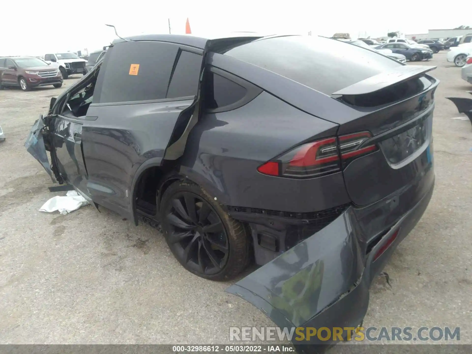 3 Photograph of a damaged car 5YJXCAE20MF323252 TESLA MODEL X 2021