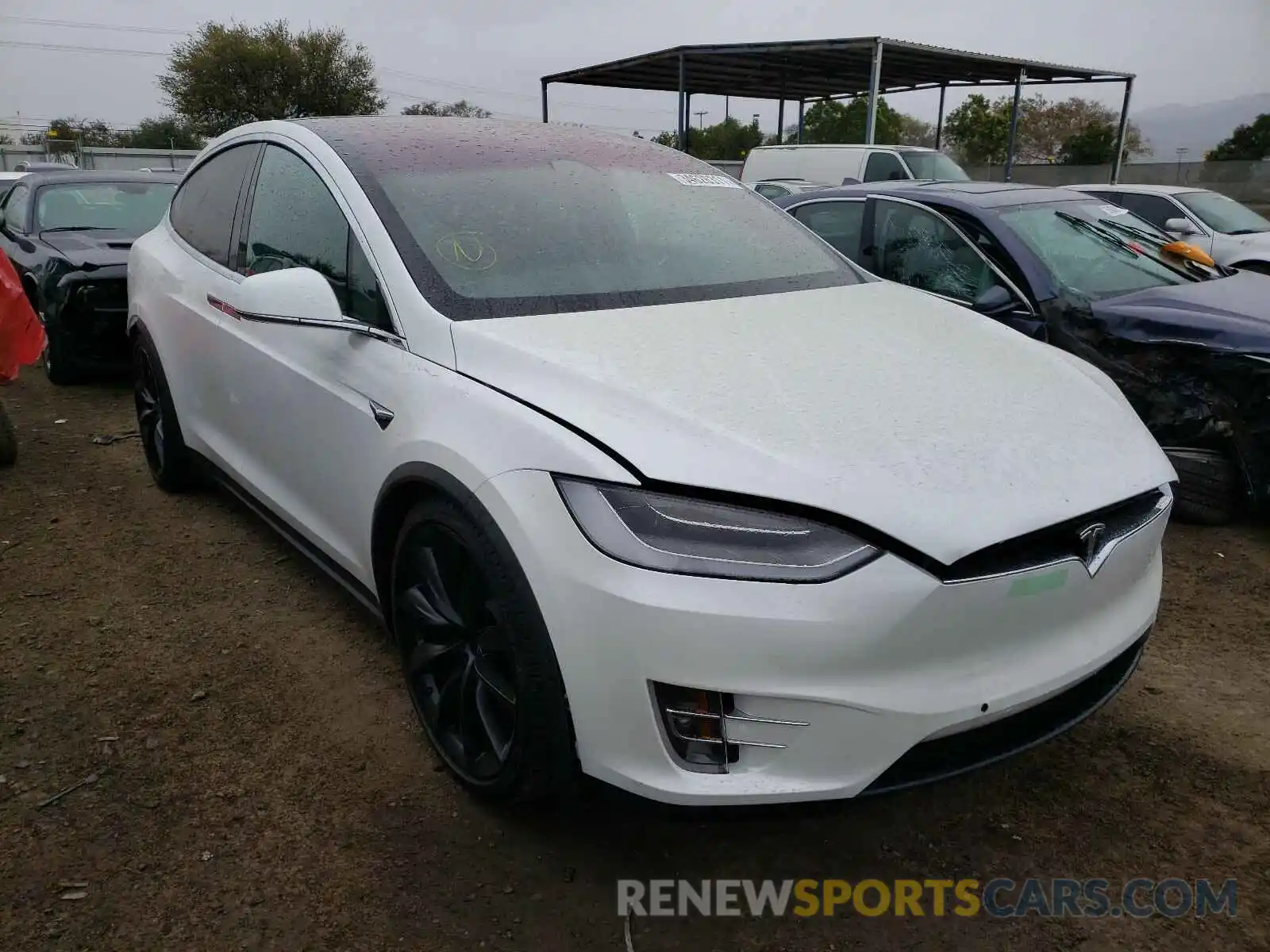 1 Фотография поврежденного автомобиля 5YJXCAE22MF324032 TESLA MODEL X 2021