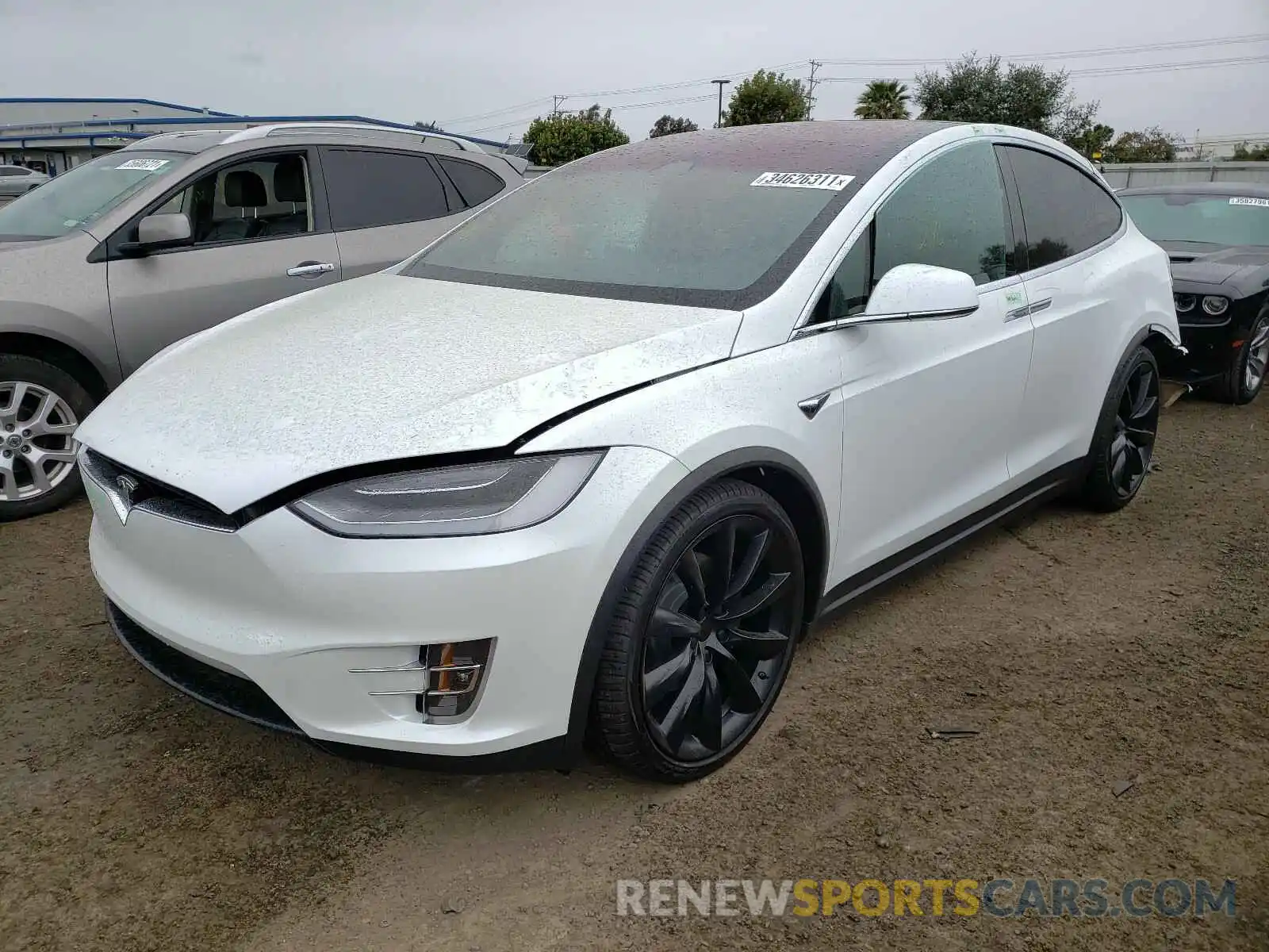 2 Фотография поврежденного автомобиля 5YJXCAE22MF324032 TESLA MODEL X 2021