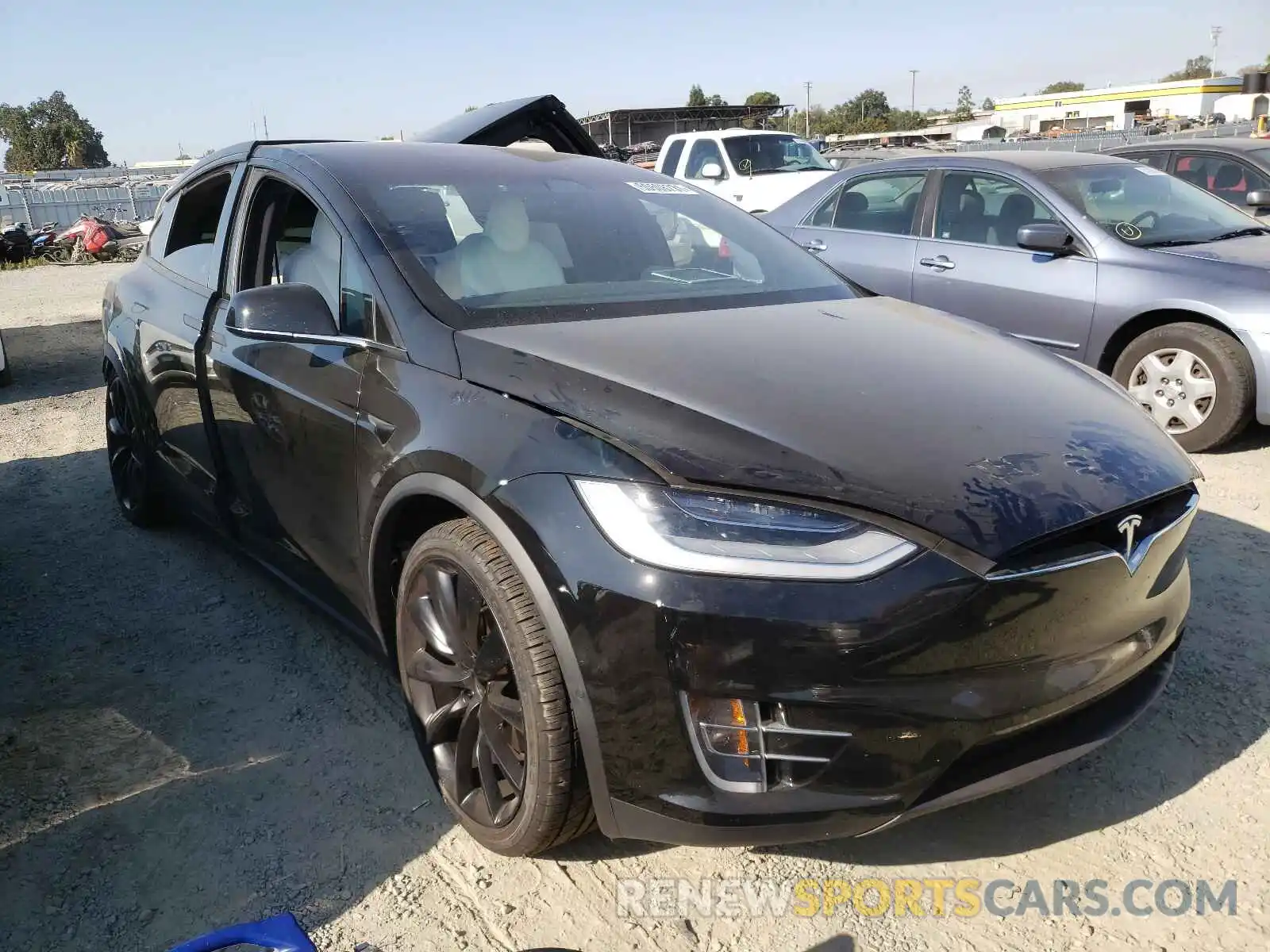 1 Photograph of a damaged car 5YJXCAE23MF311676 TESLA MODEL X 2021