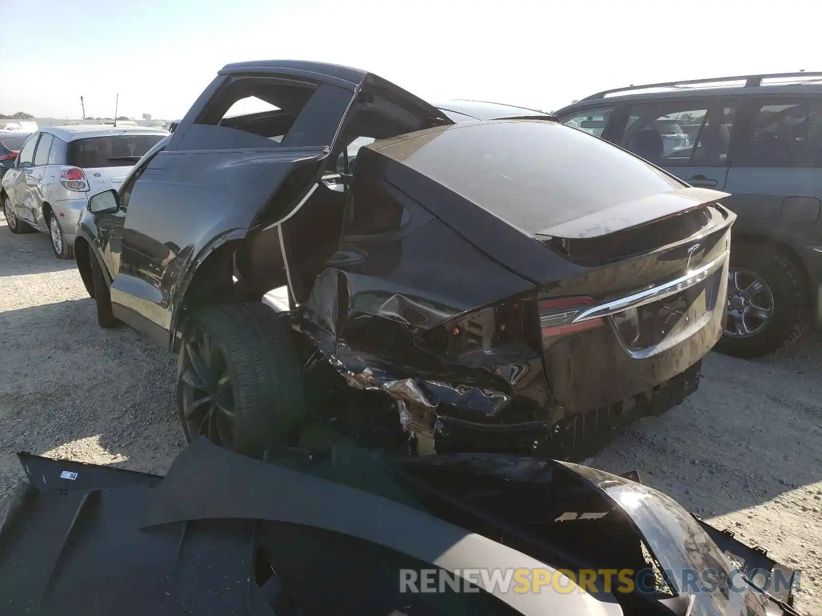 3 Photograph of a damaged car 5YJXCAE23MF311676 TESLA MODEL X 2021