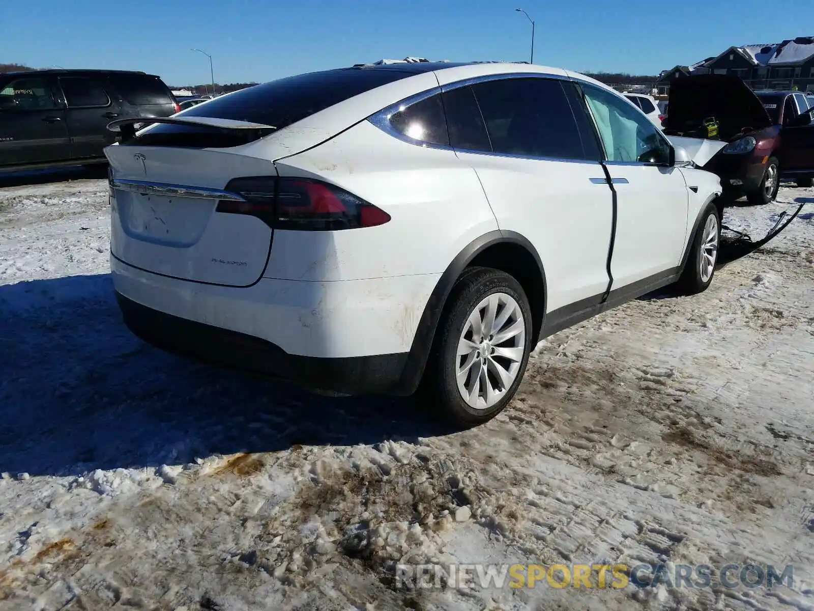 4 Фотография поврежденного автомобиля 5YJXCAE25MF311579 TESLA MODEL X 2021