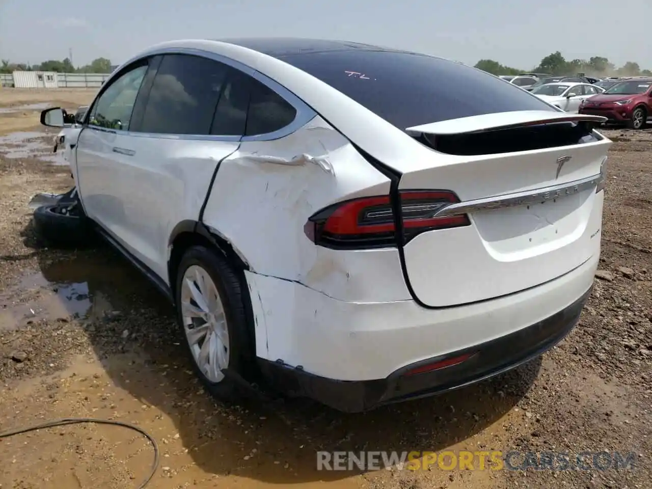 3 Фотография поврежденного автомобиля 5YJXCAE25MF321531 TESLA MODEL X 2021