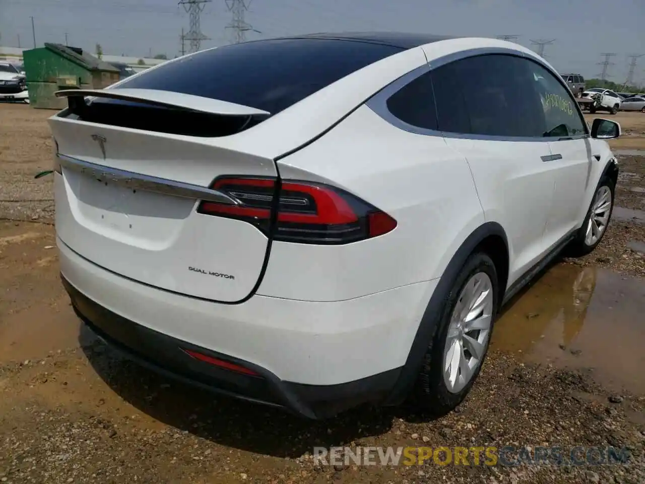 4 Фотография поврежденного автомобиля 5YJXCAE25MF321531 TESLA MODEL X 2021