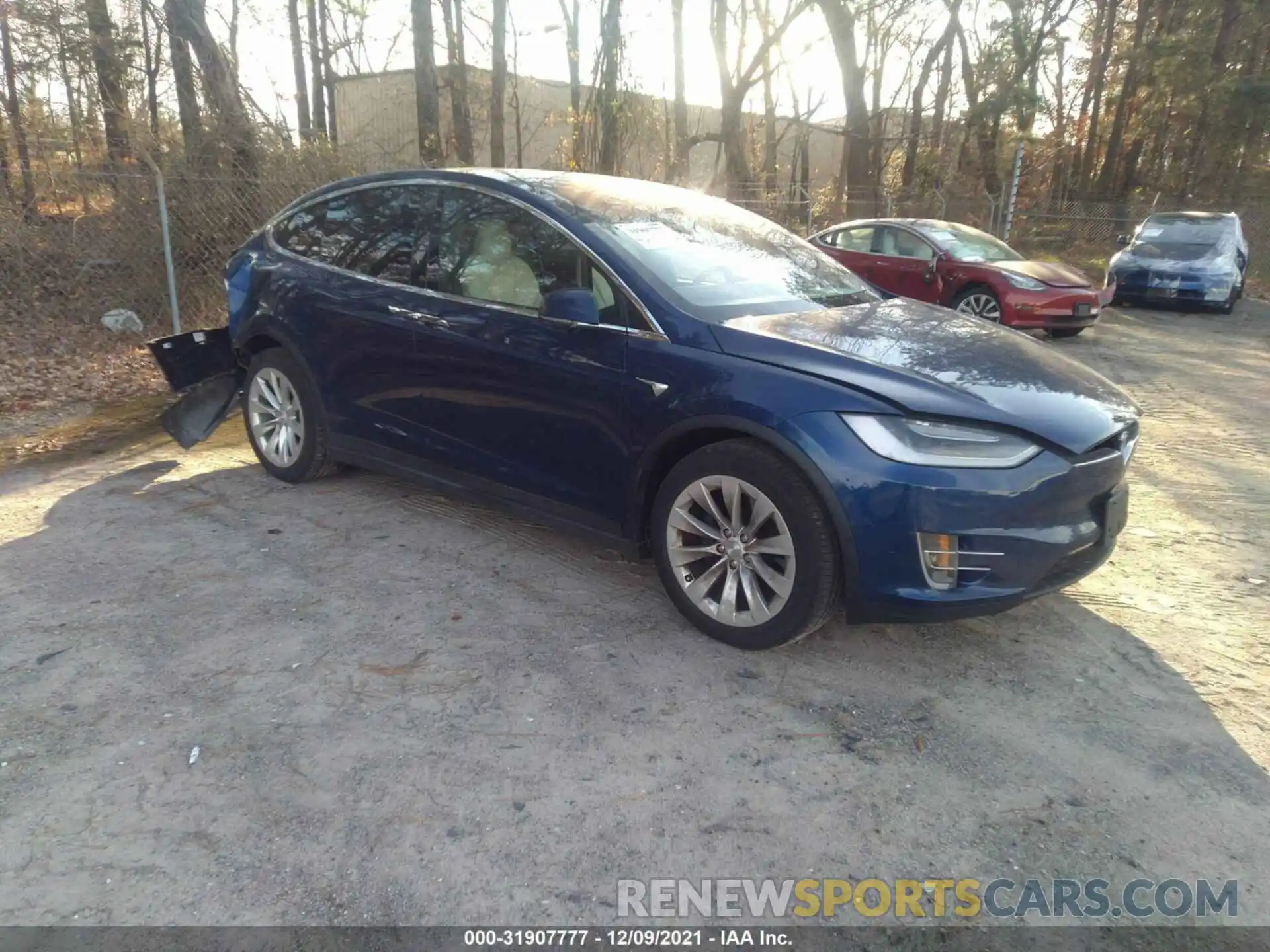 1 Фотография поврежденного автомобиля 5YJXCAE26MF321327 TESLA MODEL X 2021