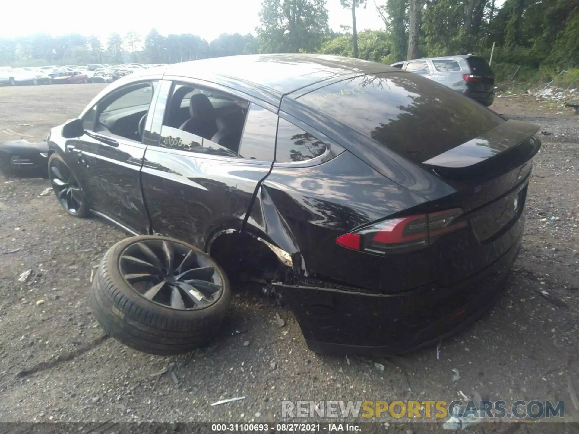 3 Photograph of a damaged car 5YJXCAE26MF323434 TESLA MODEL X 2021