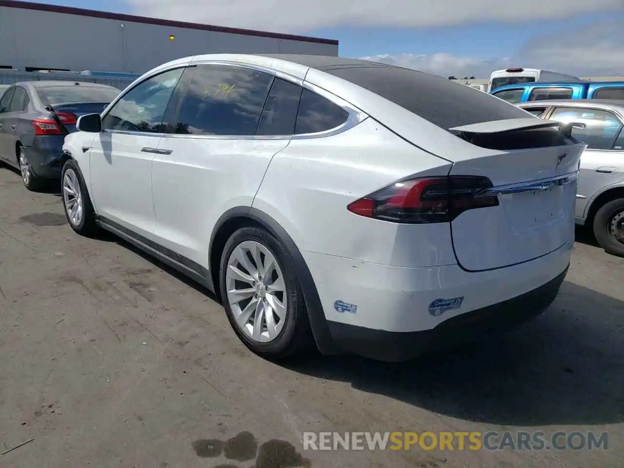 3 Photograph of a damaged car 5YJXCAE27MF320381 TESLA MODEL X 2021