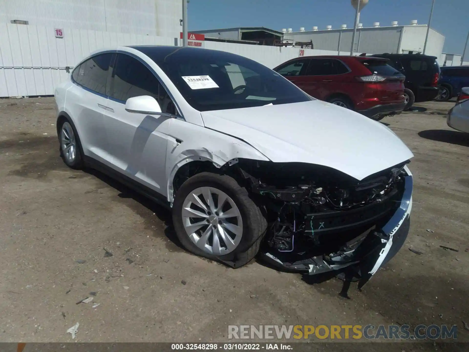 1 Photograph of a damaged car 5YJXCAE27MF322440 TESLA MODEL X 2021