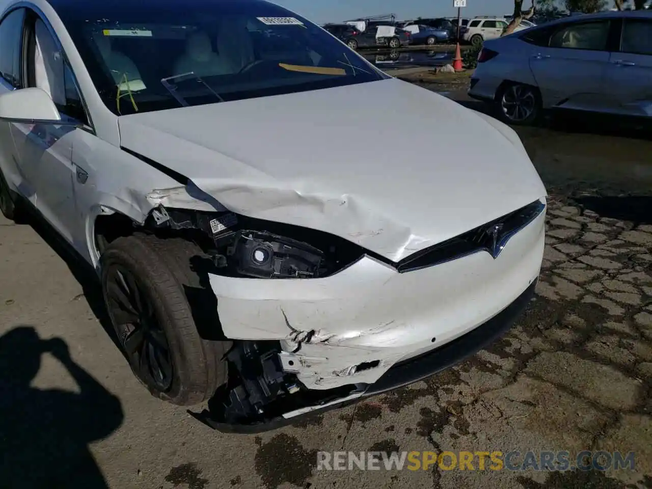 9 Photograph of a damaged car 5YJXCAE48MF324831 TESLA MODEL X 2021