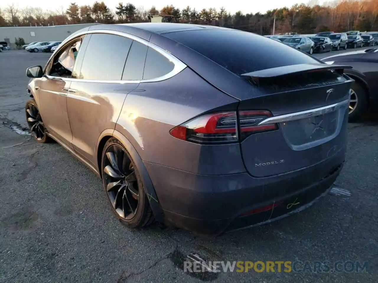 3 Фотография поврежденного автомобиля 5YJXCBE20MF316114 TESLA MODEL X 2021