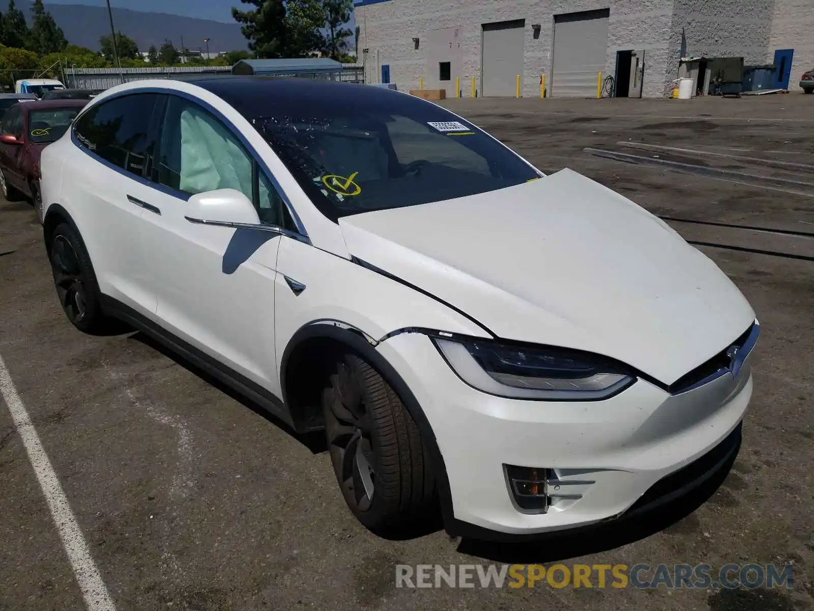 1 Photograph of a damaged car 5YJXCBE20MF323659 TESLA MODEL X 2021