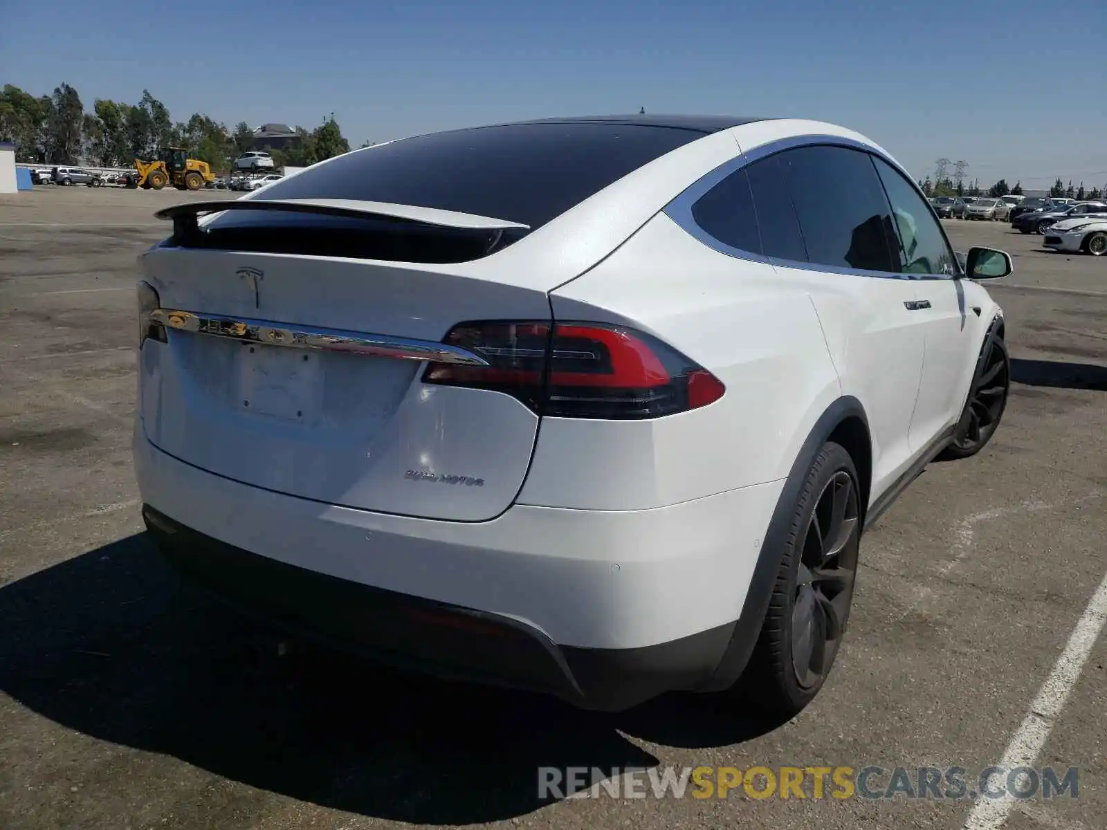 4 Фотография поврежденного автомобиля 5YJXCBE20MF323659 TESLA MODEL X 2021