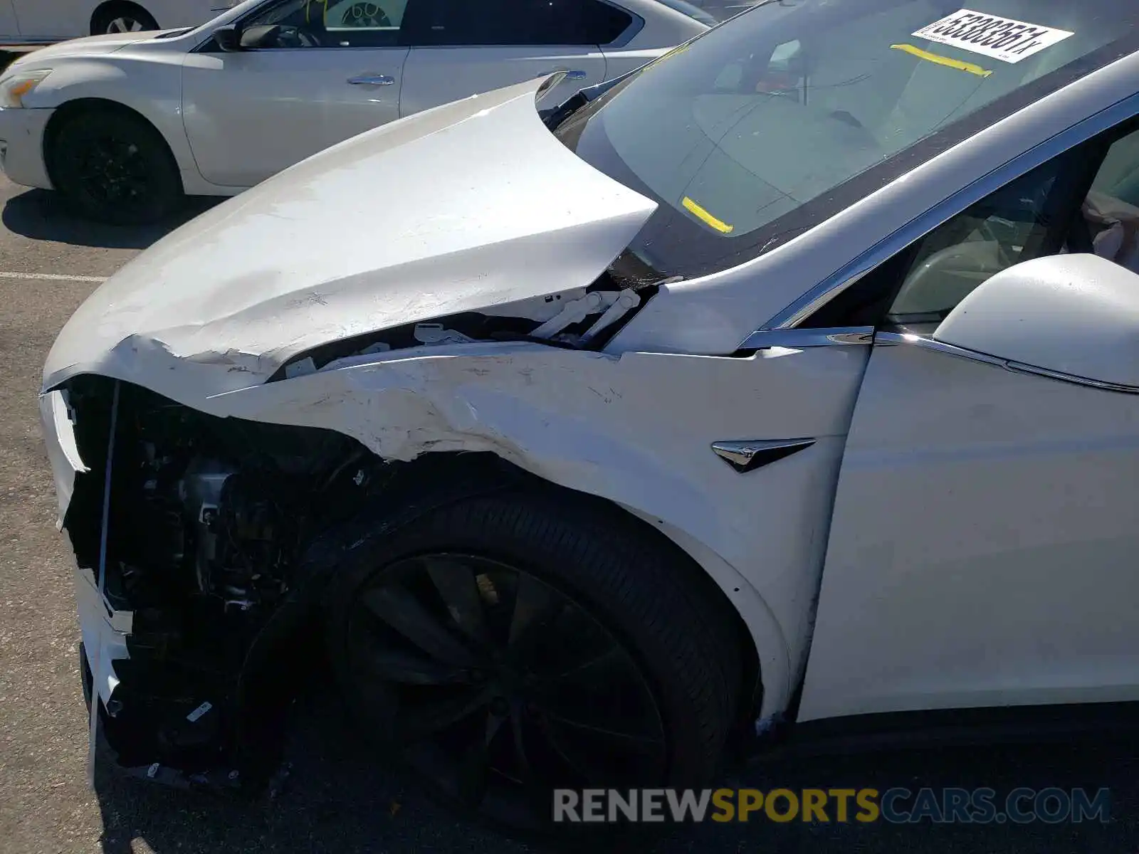 9 Photograph of a damaged car 5YJXCBE20MF323659 TESLA MODEL X 2021